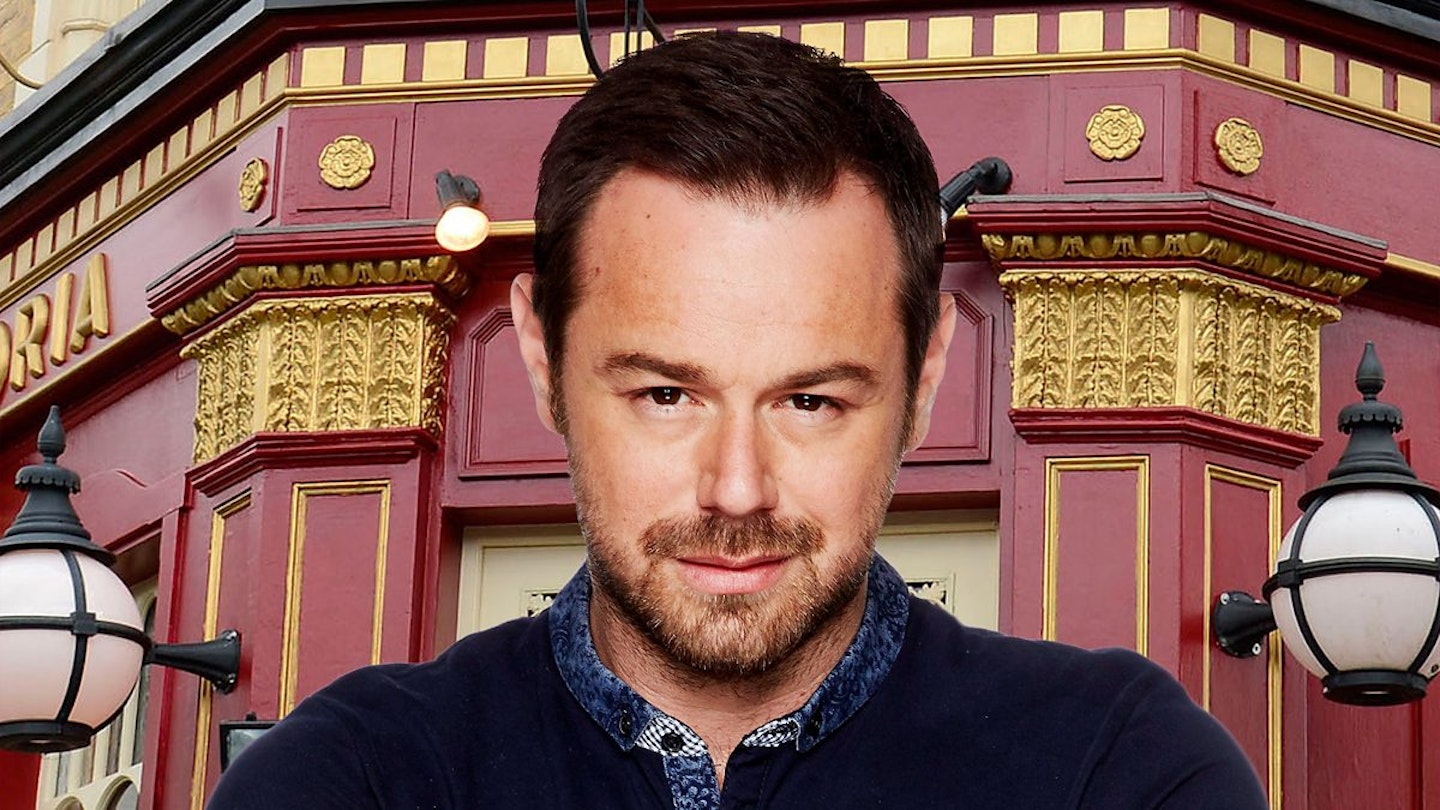 EastEnders' Mick Carter stands in front of the Vic