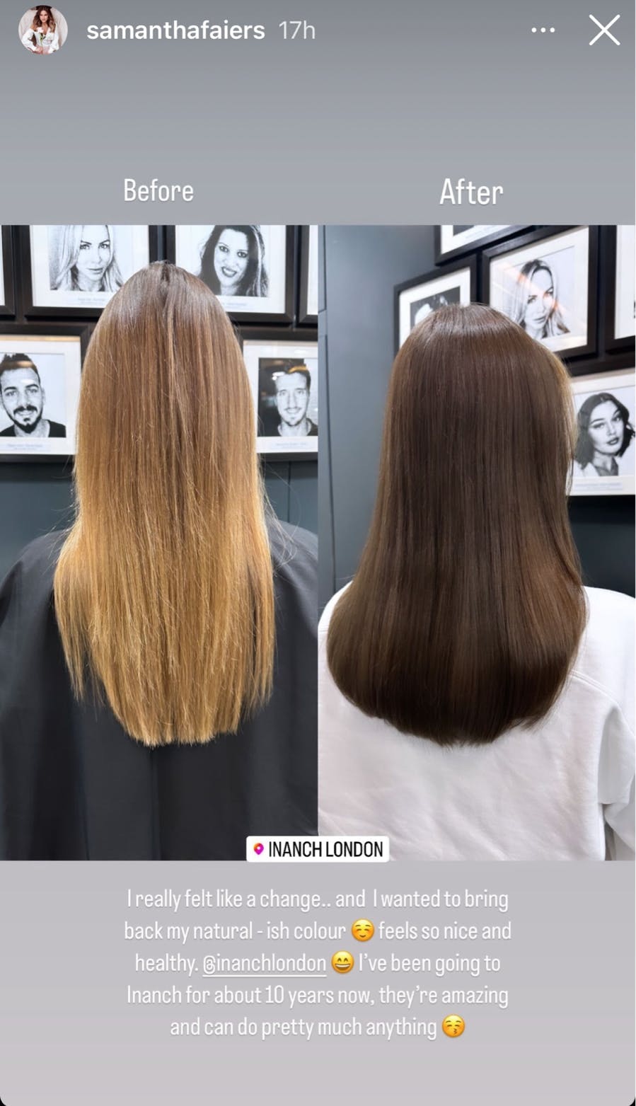 sam faiers hair transformation