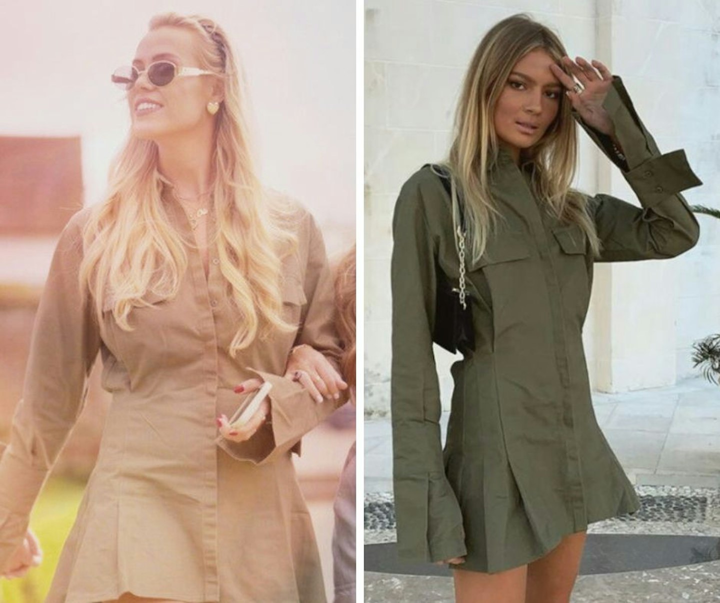 Chloe's Khaki Dress