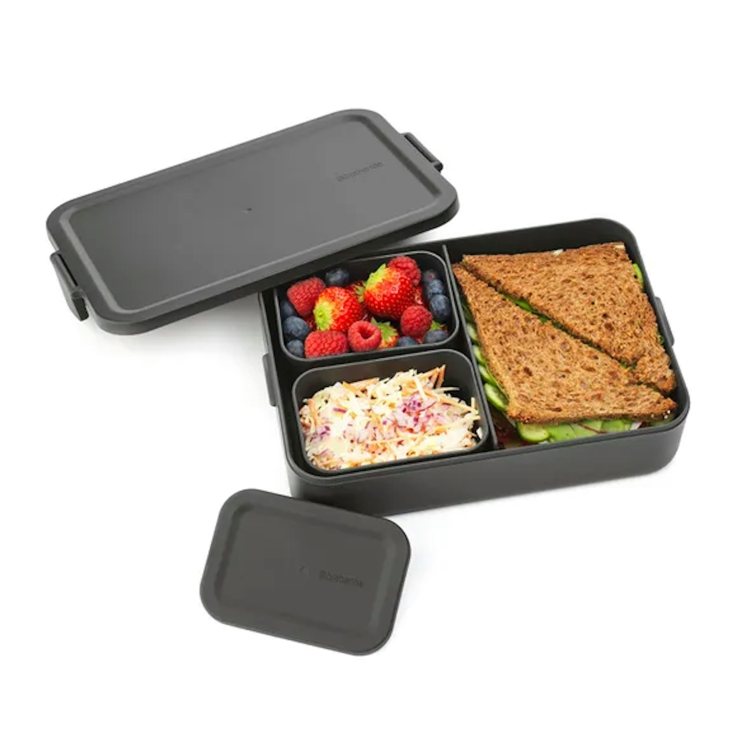 Brabantia Make & Take Bento Large Dark Grey Lunch Box