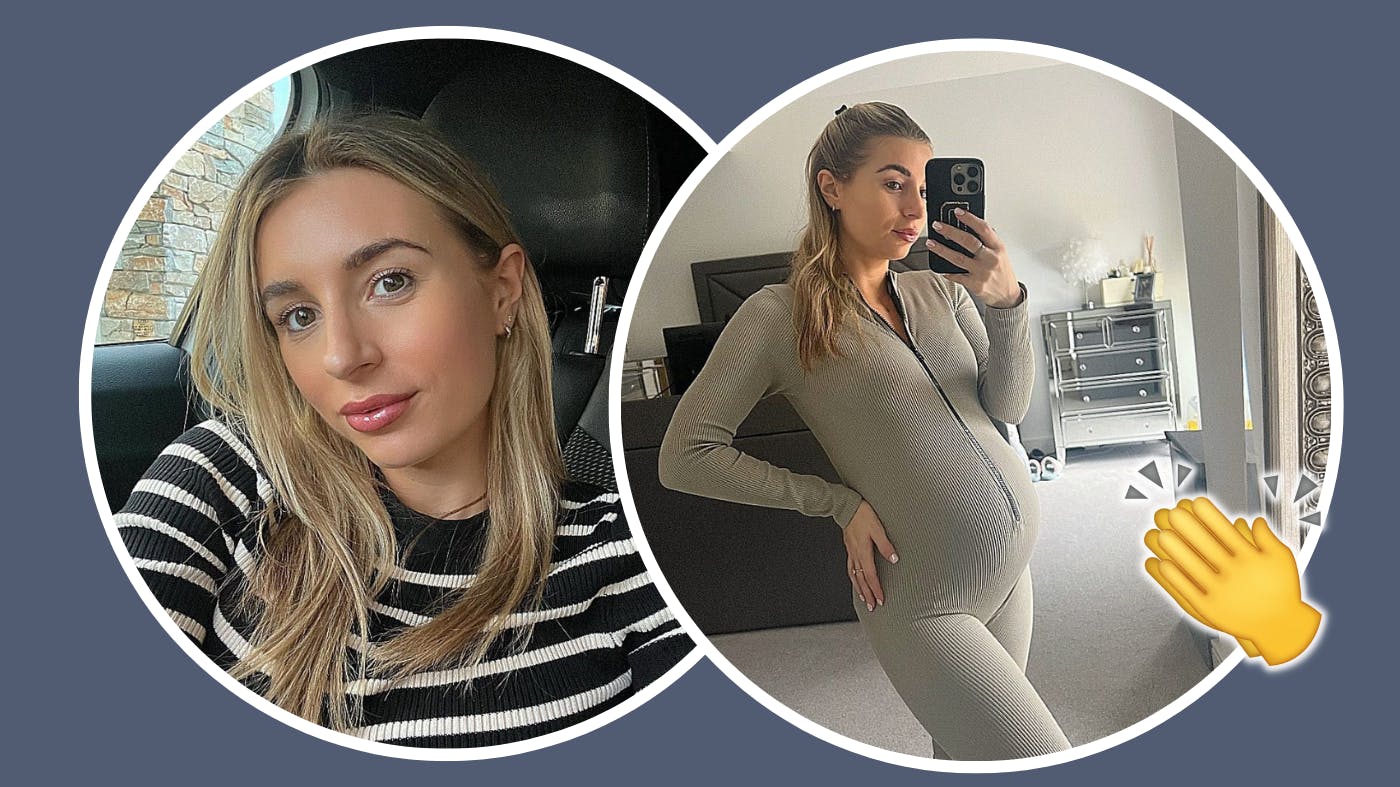 dani dyer maternity jumpsuit