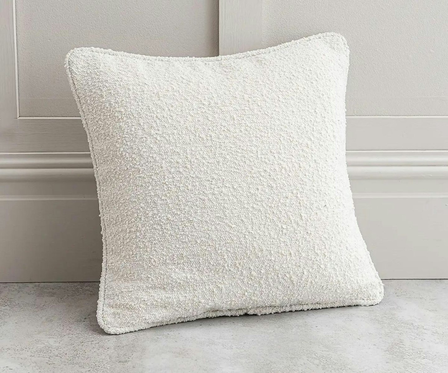 Churchgate Woodhouse Boucle Ivory Cushion