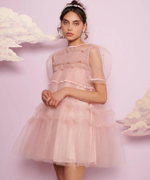 DREAM Pointe Tulle Shirring Dress