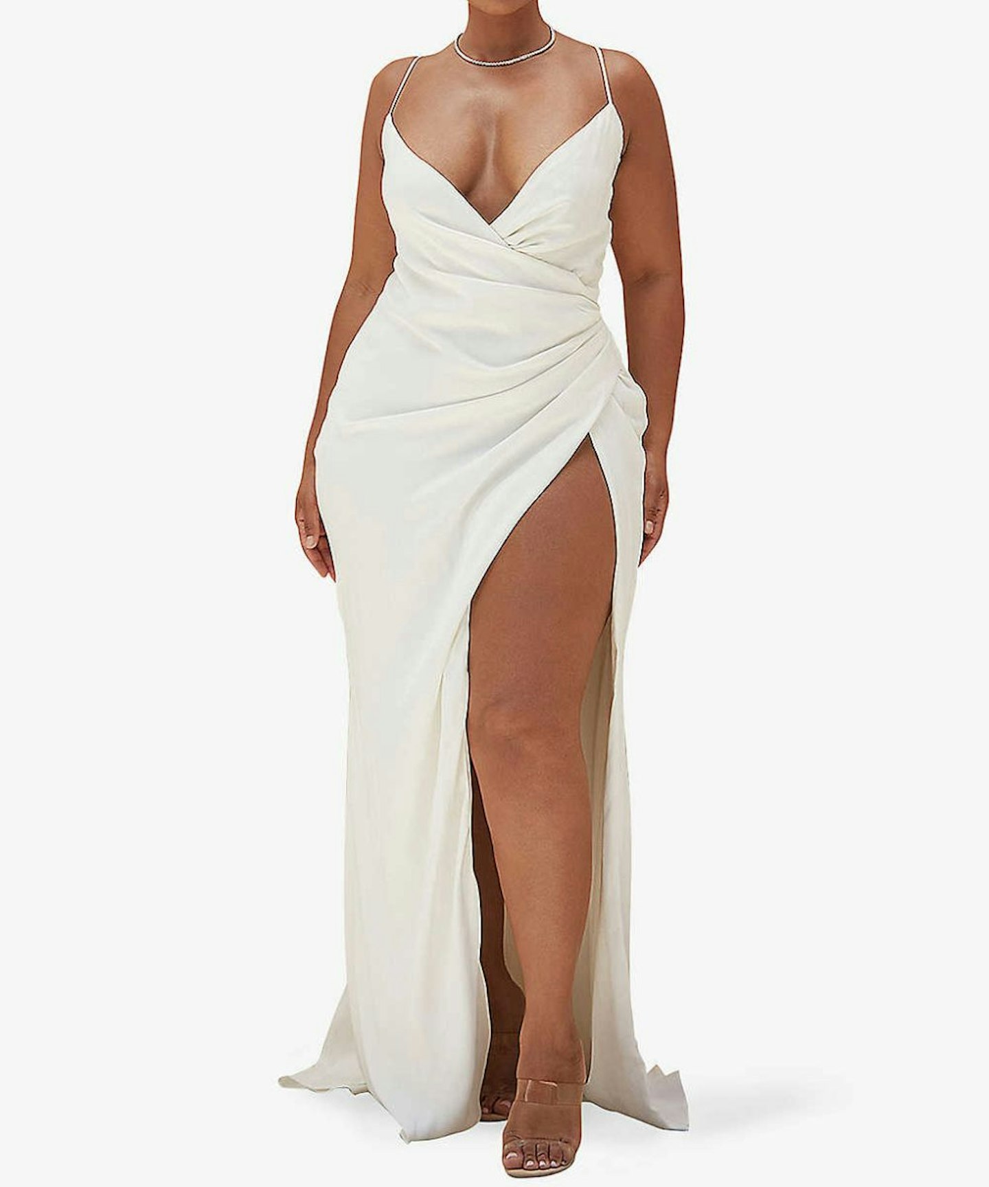 House of CB Gigi Draped Satin Bridal Gown