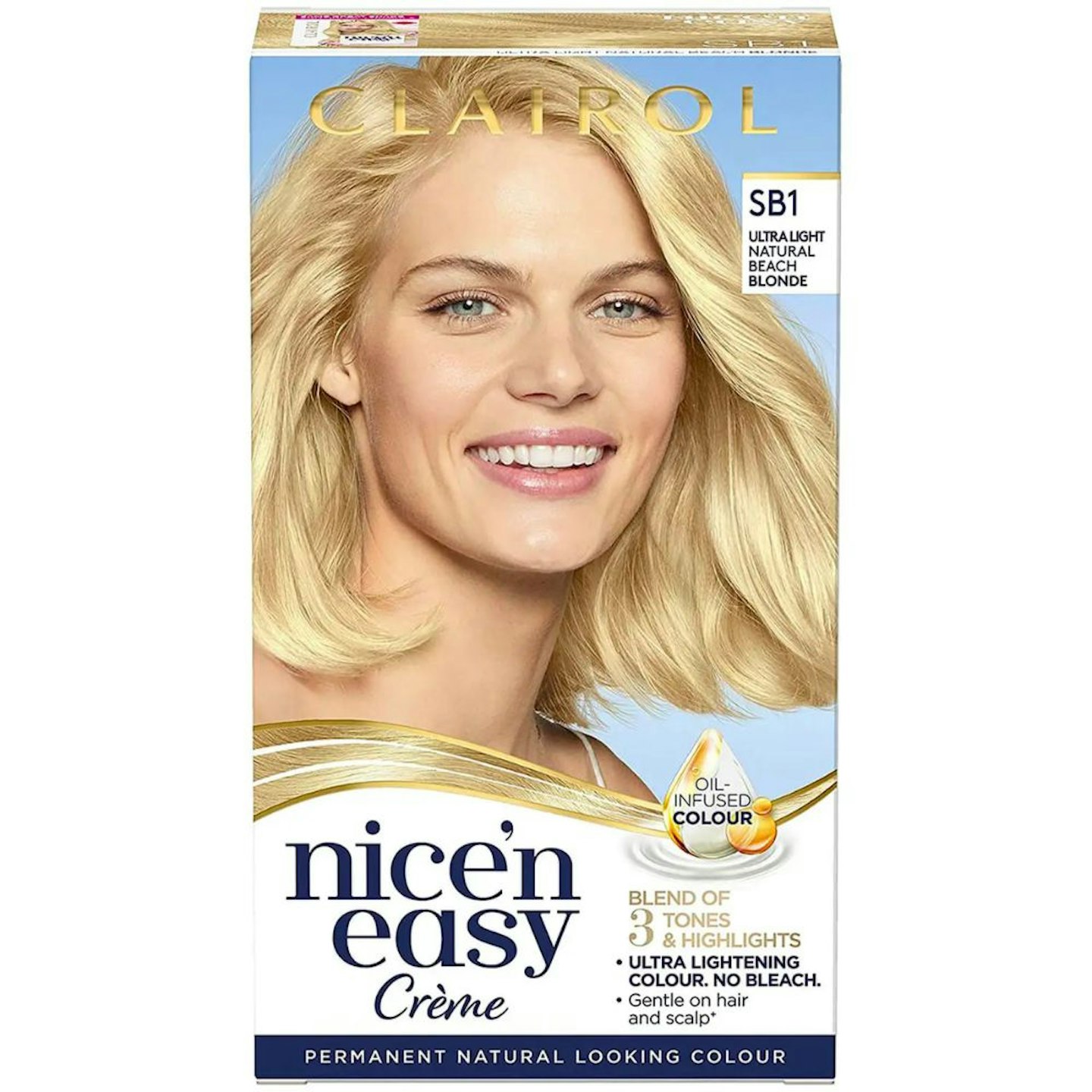Clairol Nice' n Easy Crème Natural Looking Oil Infused Permanent Hair Dye 177ml