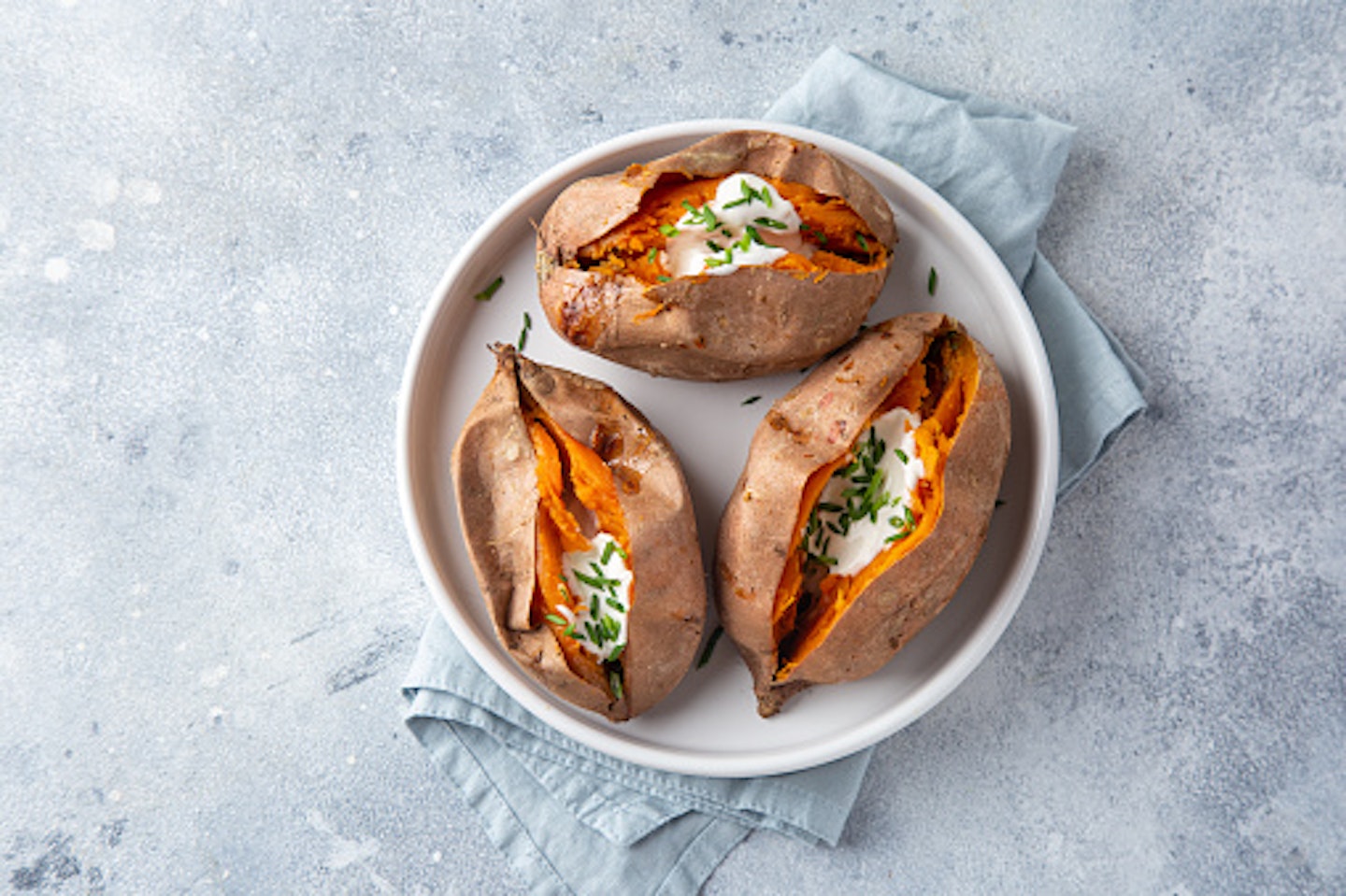 Baked Sweet Potato Jackets