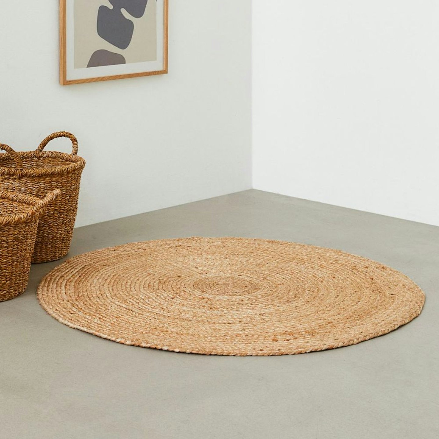 H&M Round jute rug