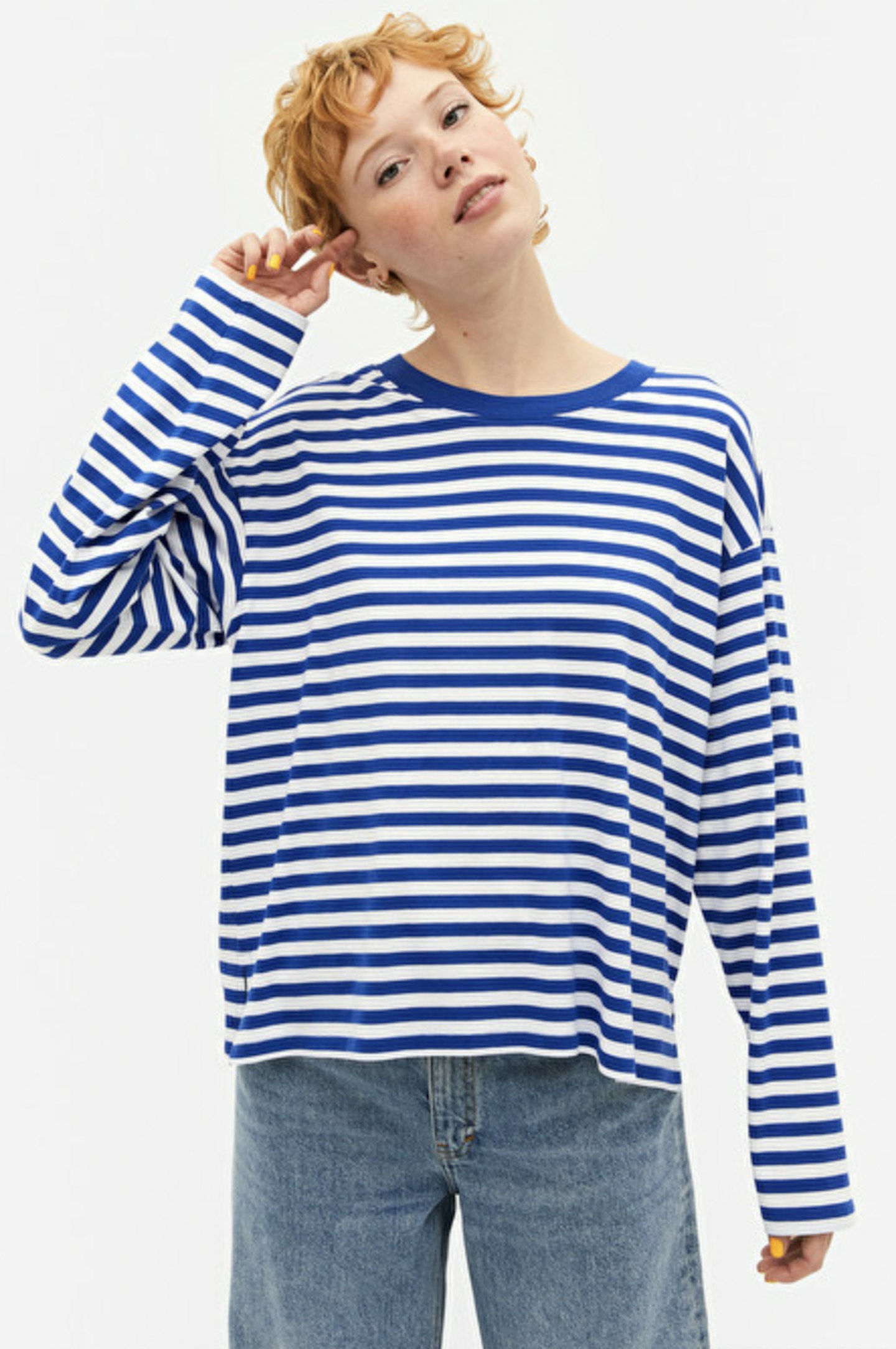 Striped Soft Long-sleeve Top