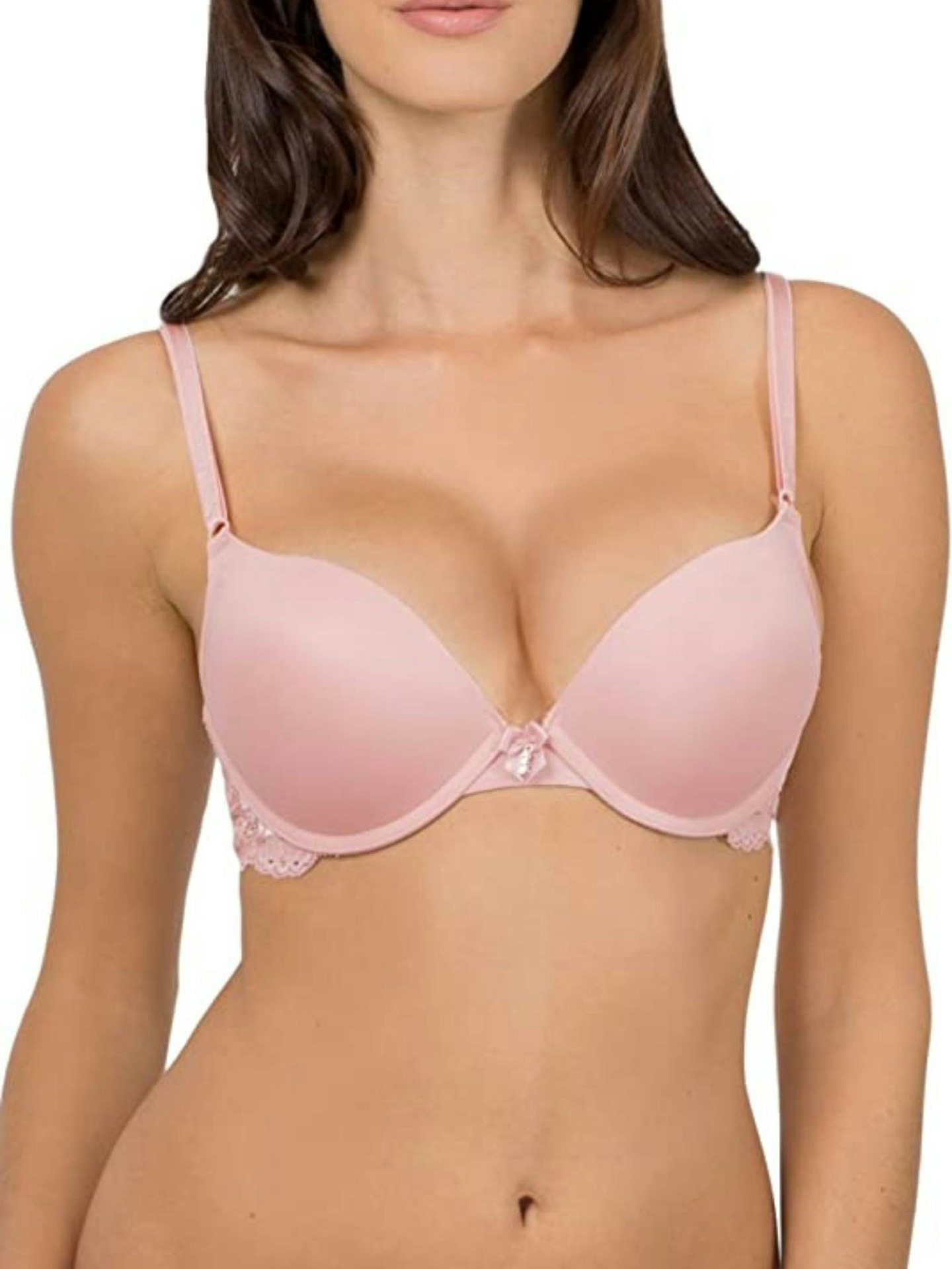 FallSweet Add One Cup Plunge Bra Push Up Cleavage Brassiere