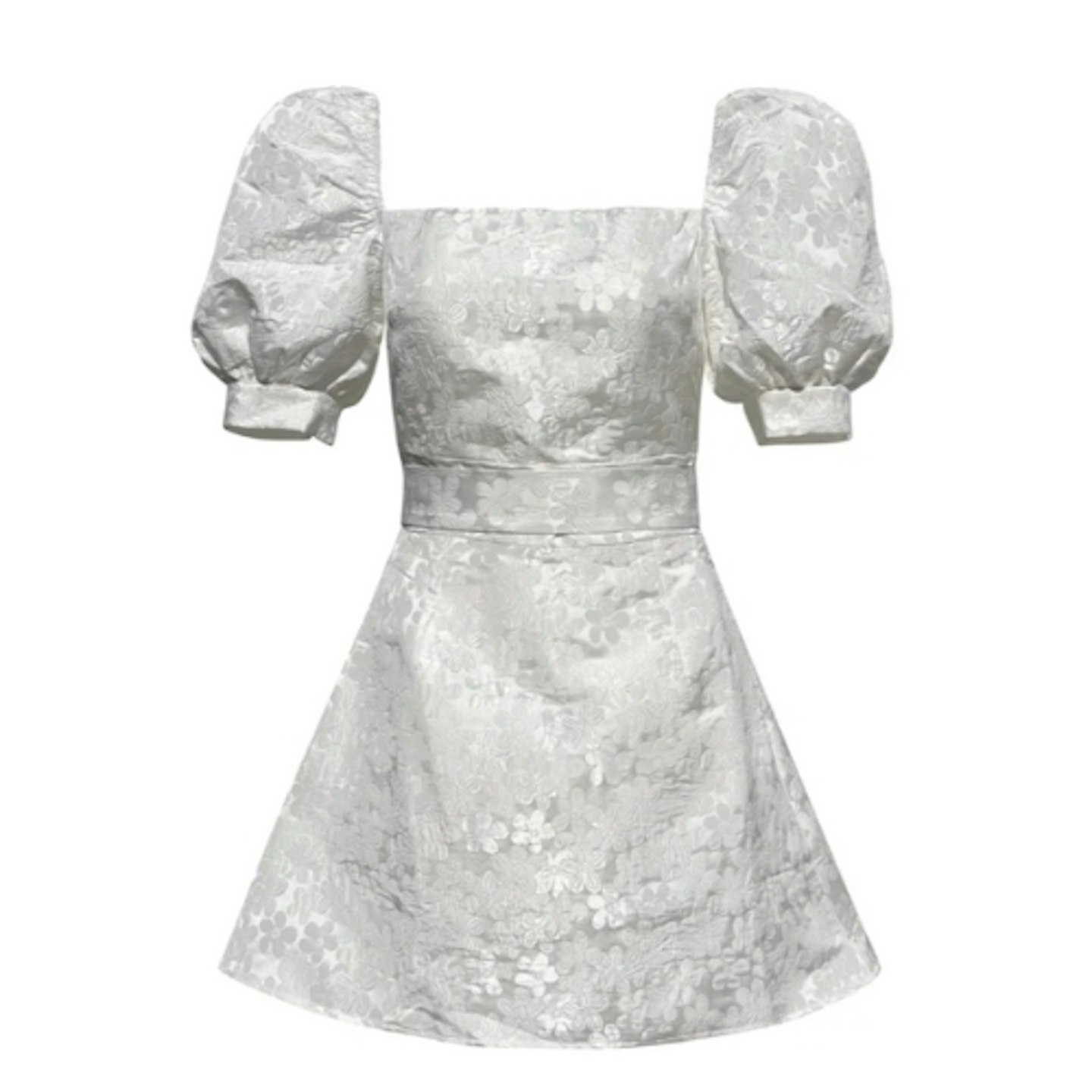 A Mini Wedding Dress - White
