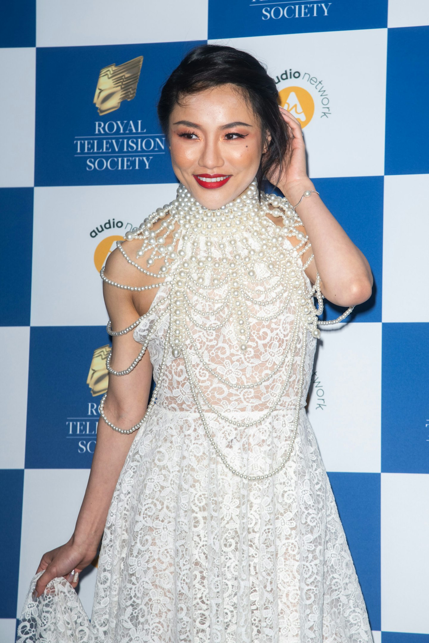 Nancy Xu attends the Royal Television Society Programme Awards at The Grosvenor House Hotel on March 29, 2022 in London, England.