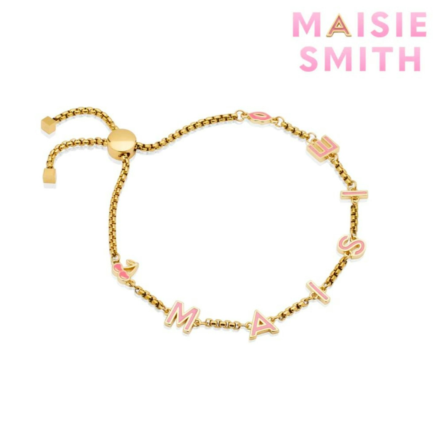 Abbott Lyon X Maisie Smith Custom Colour Enamel Name Bracelet
