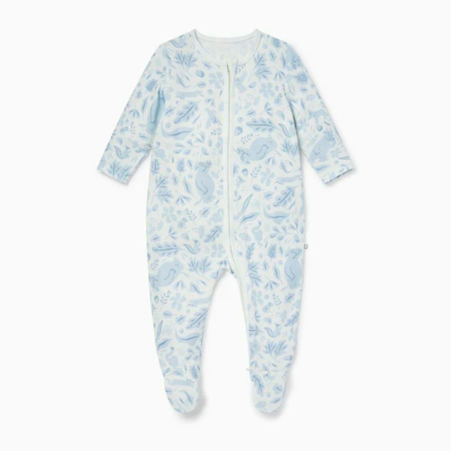 Mori Gruffalo Dragonfly Blue Zip-Up Sleepsuit