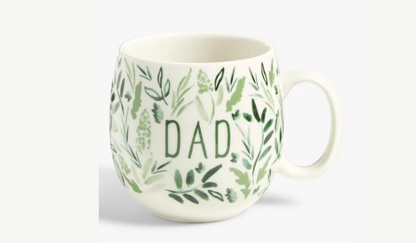 New Country 'Dad' Fine China Mug, 450ml, Green