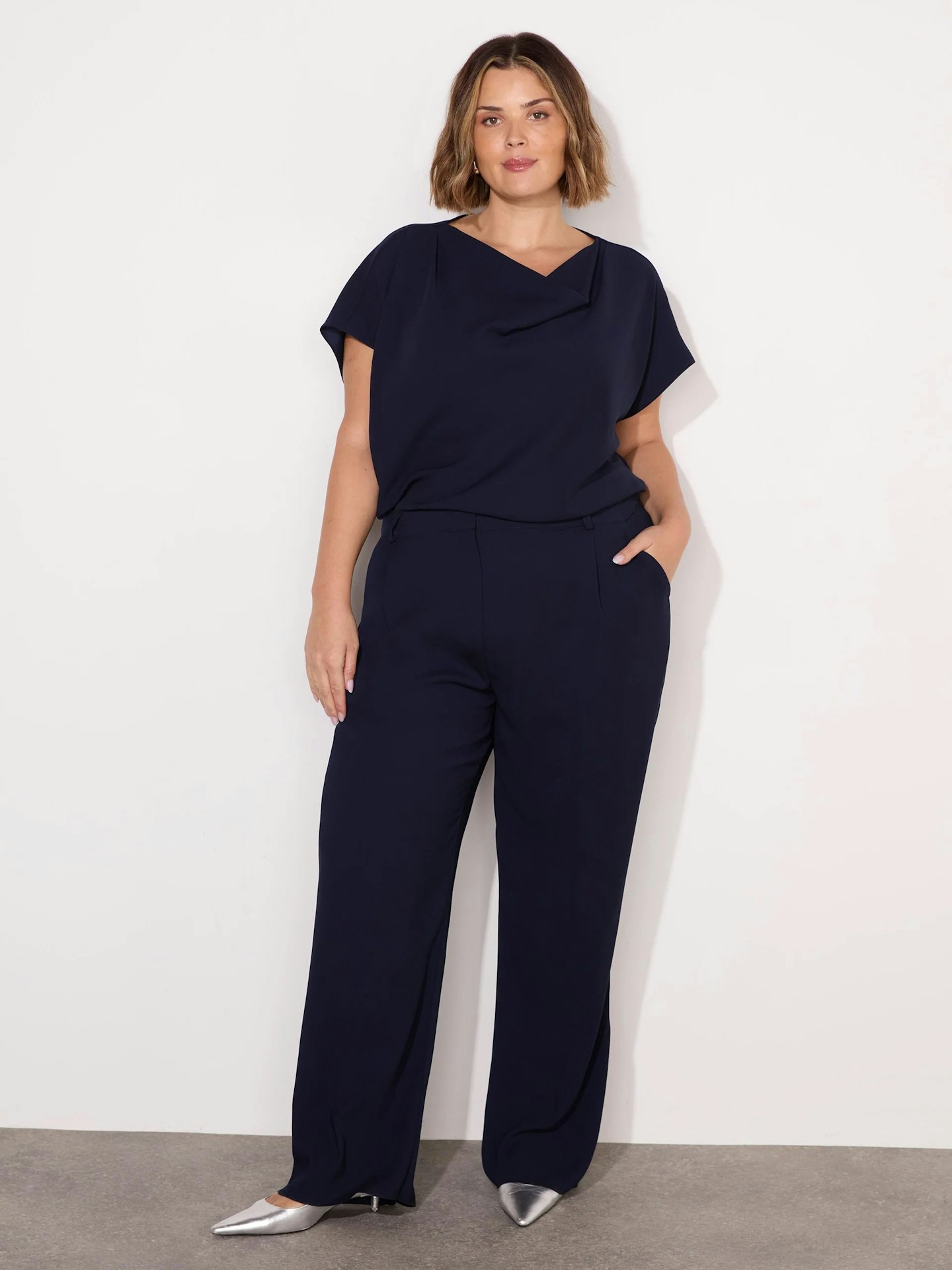 Navy trousers