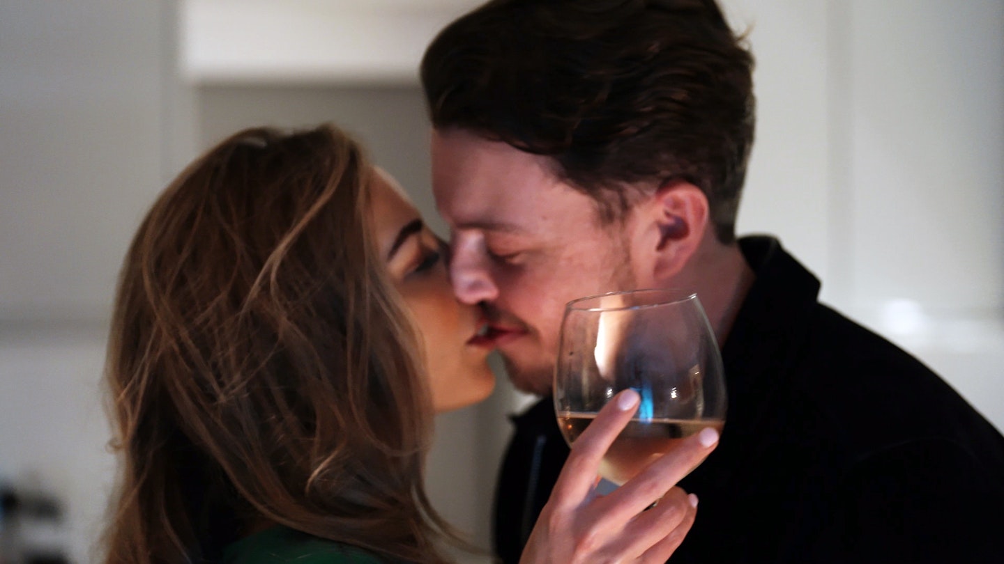 Elma and Diags kissing on TOWIE