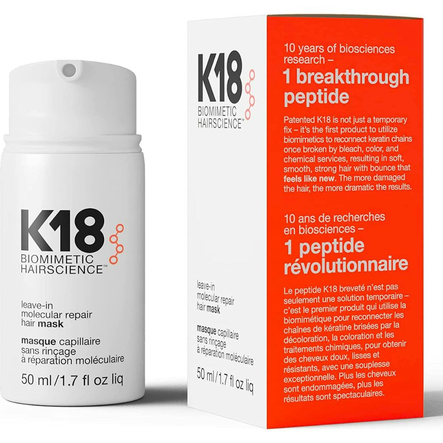  K18 Leave-In Repair Hair Mask, 50ml