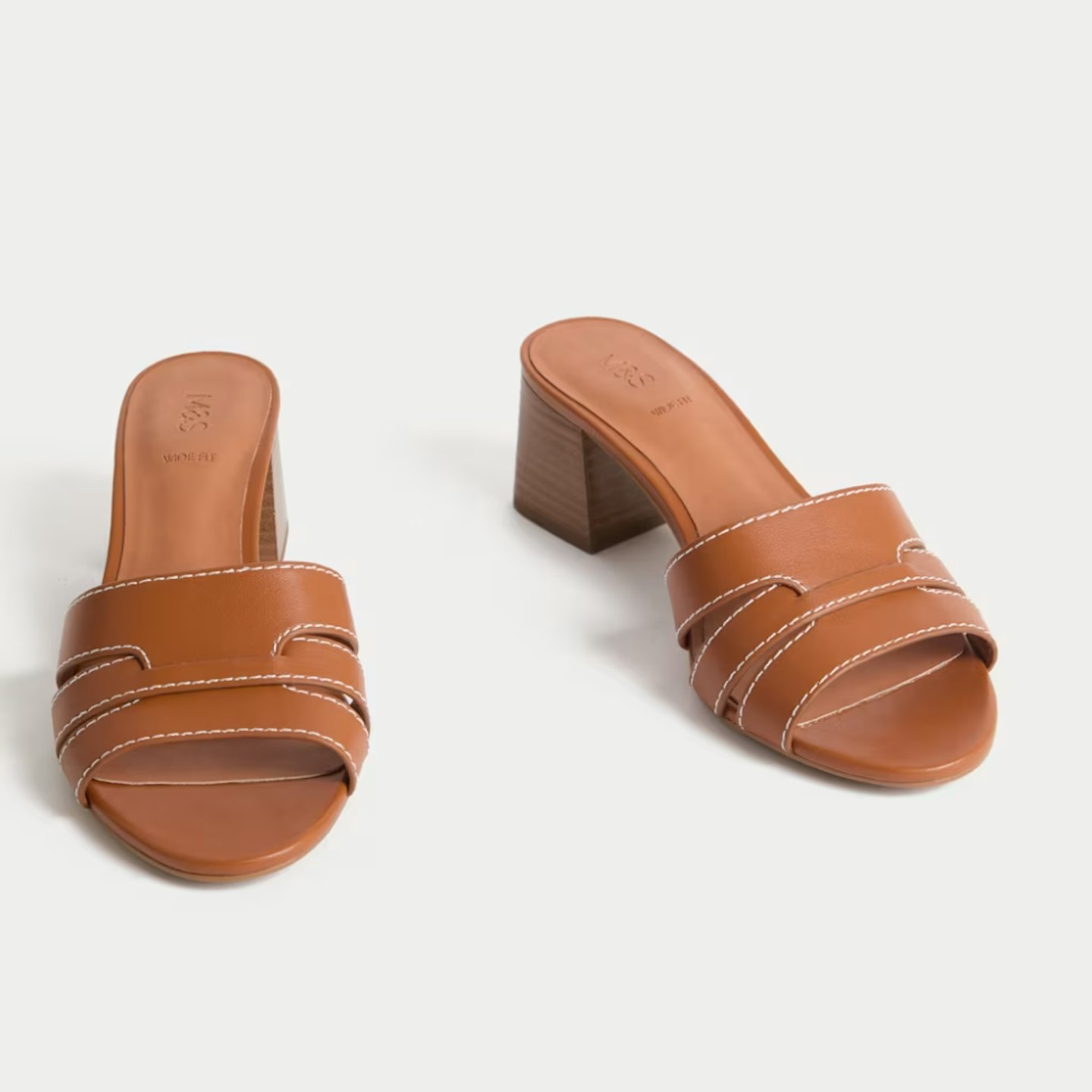 hermes heeled sandal dupe from M&s