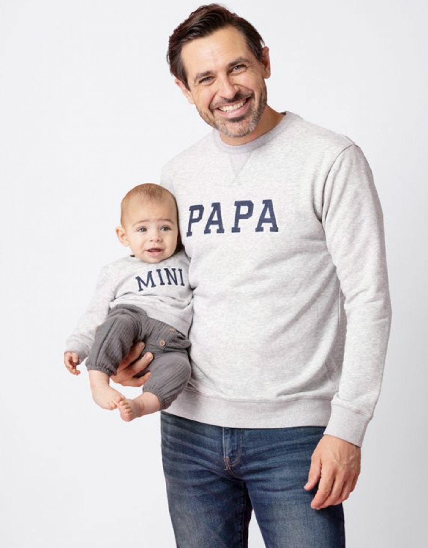 Cotton Blend Papa & Mini Sweatshirts