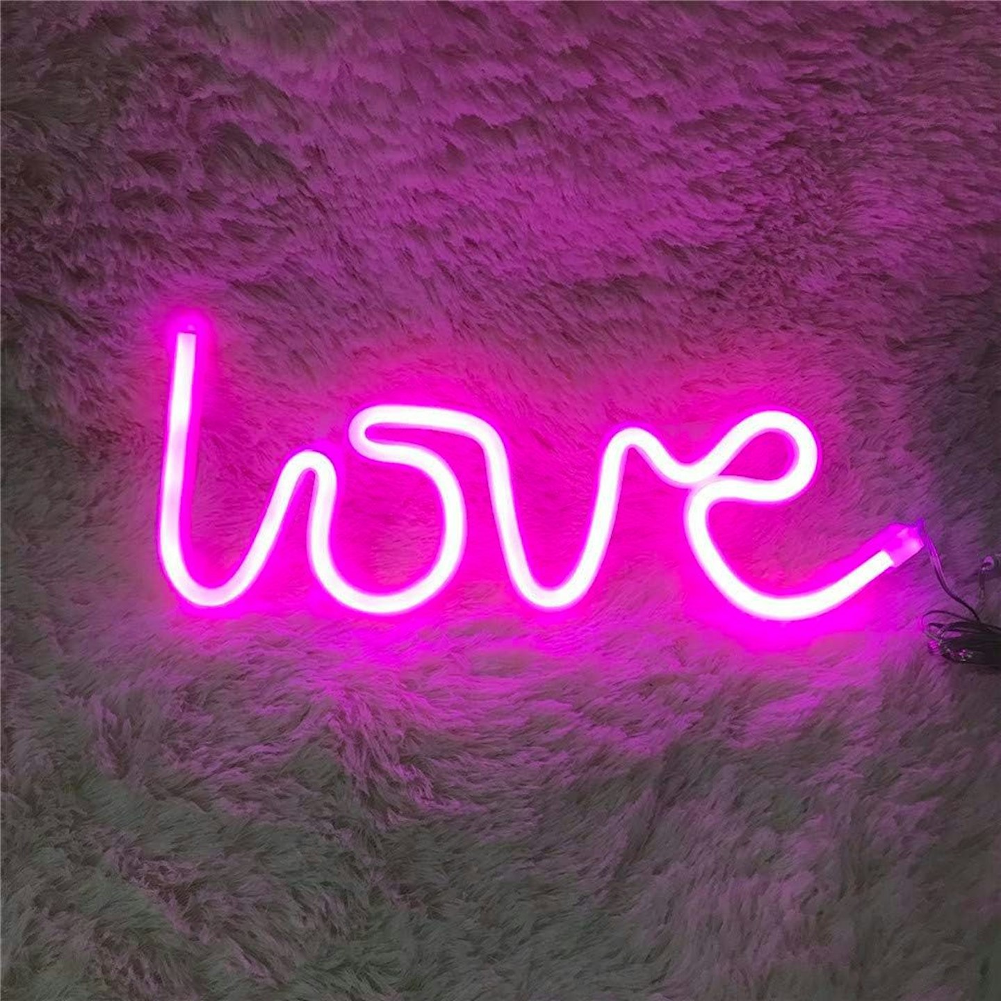 Watopi Romantic Neon 'Love' Art