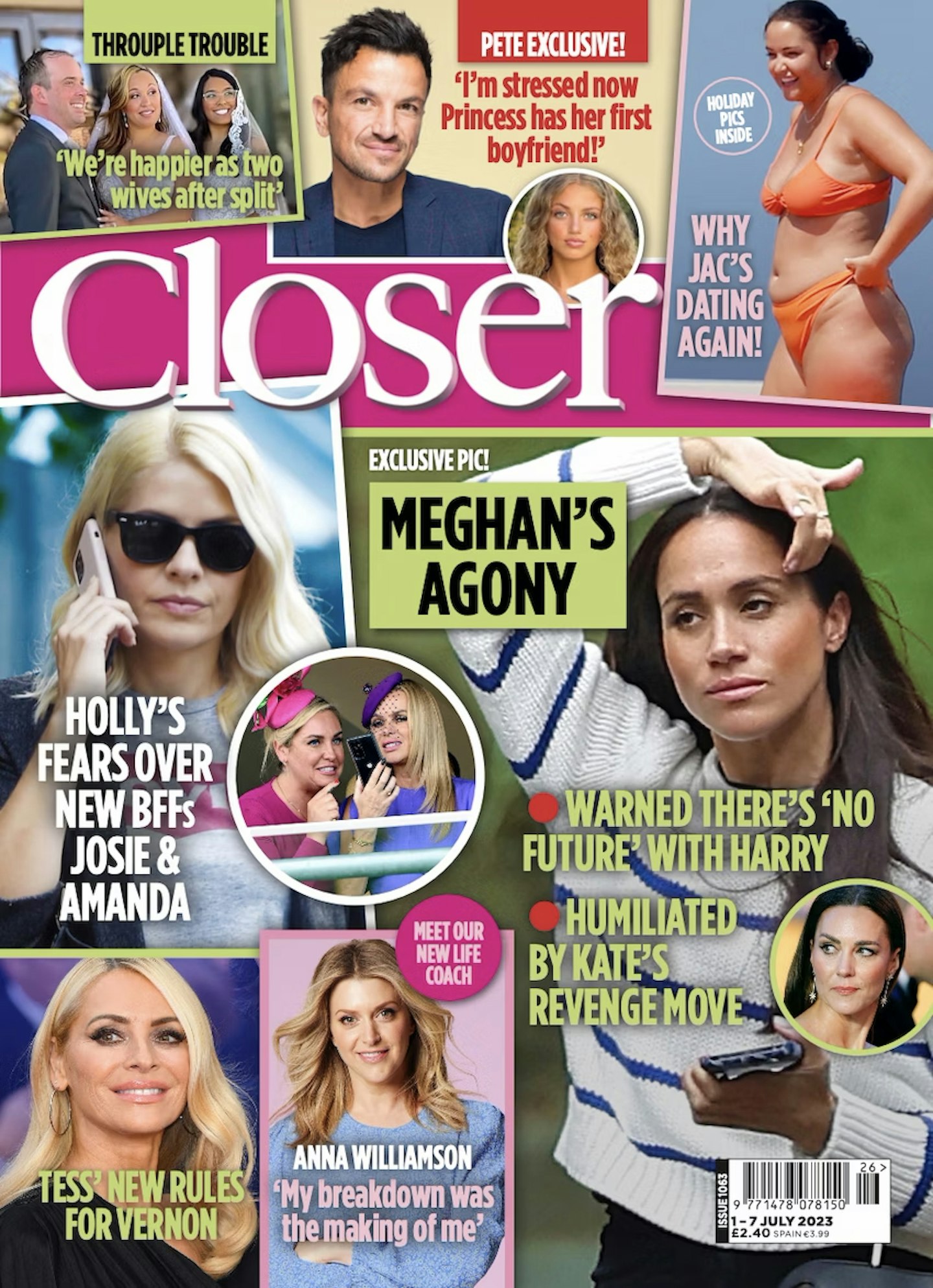 Closer magazine cover