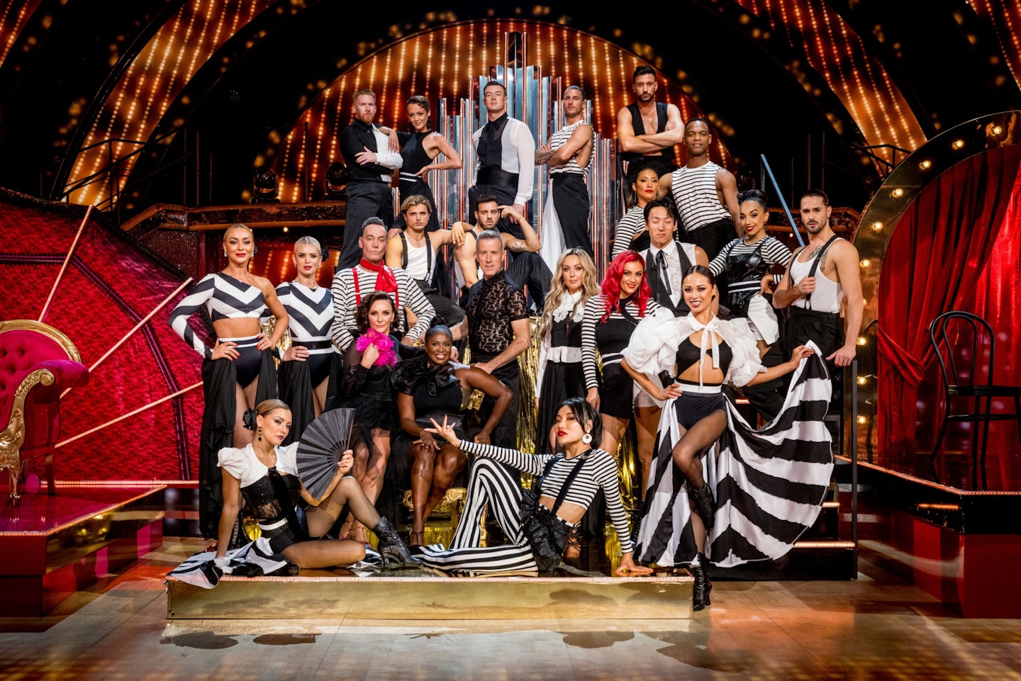 The Strictly professionals and judges