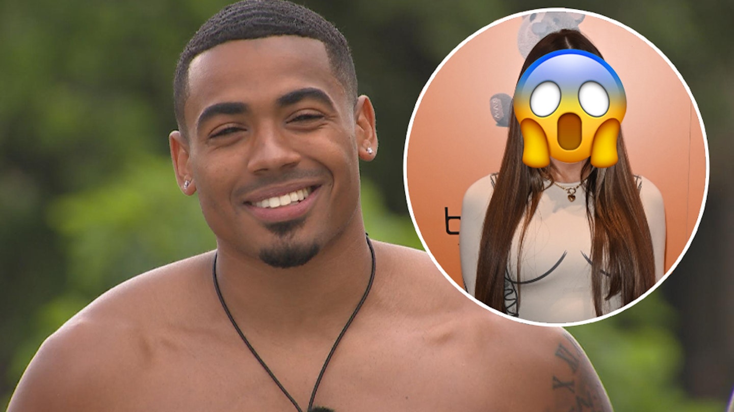 Tyrique Hyde and Frankie Sims with a shocked emoji over her face