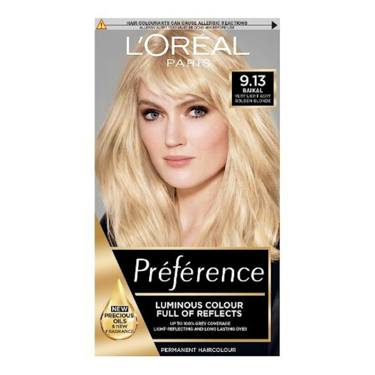 L'Oreal Preference Blonde Hair Dye (9.13 Baikal)