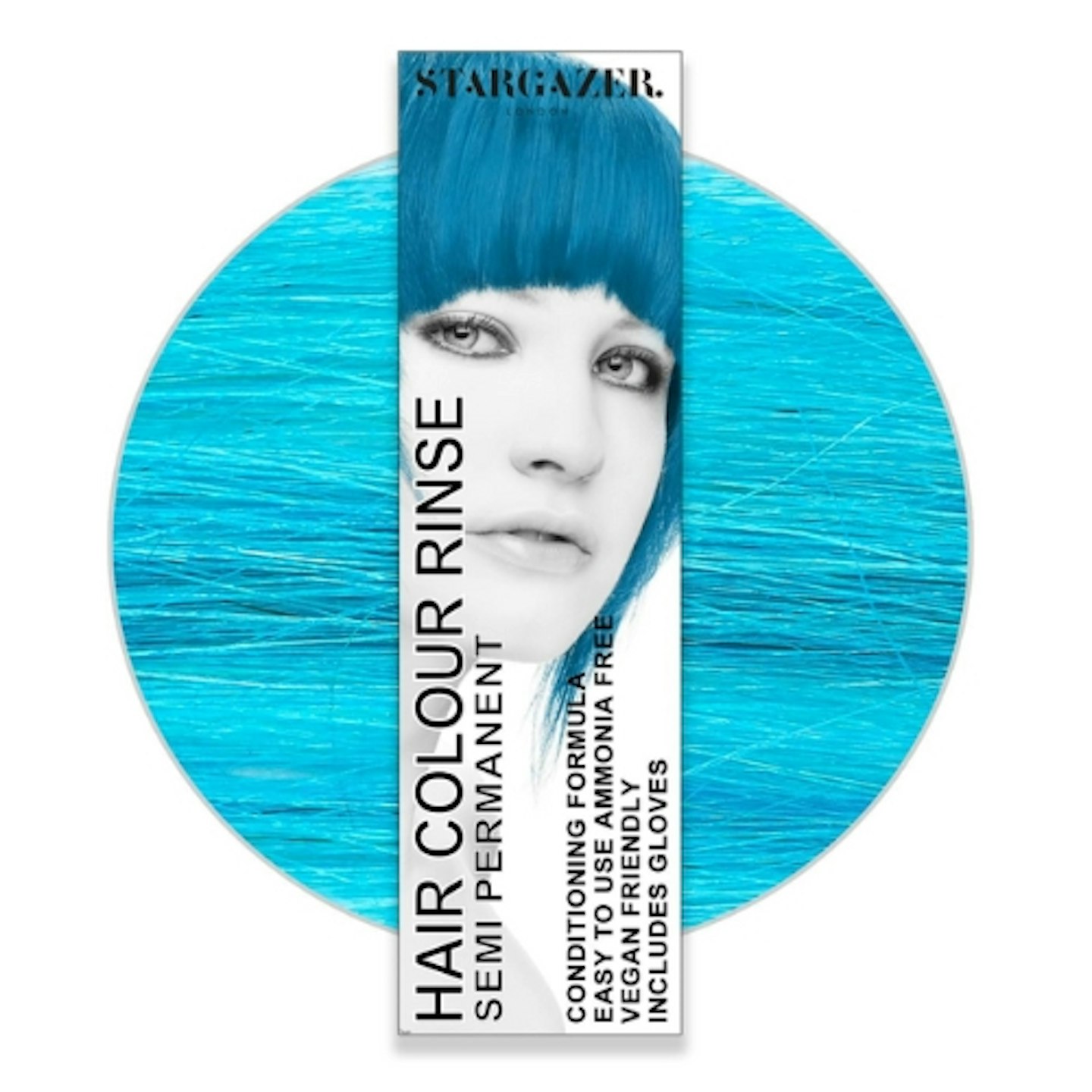 Stargazer Semi Permanent Hair Dye, Soft Blue