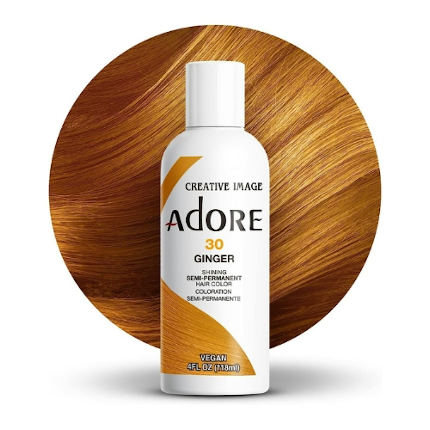 Adore Shining, Semi Permanent Hair Colour, 30 Ginger