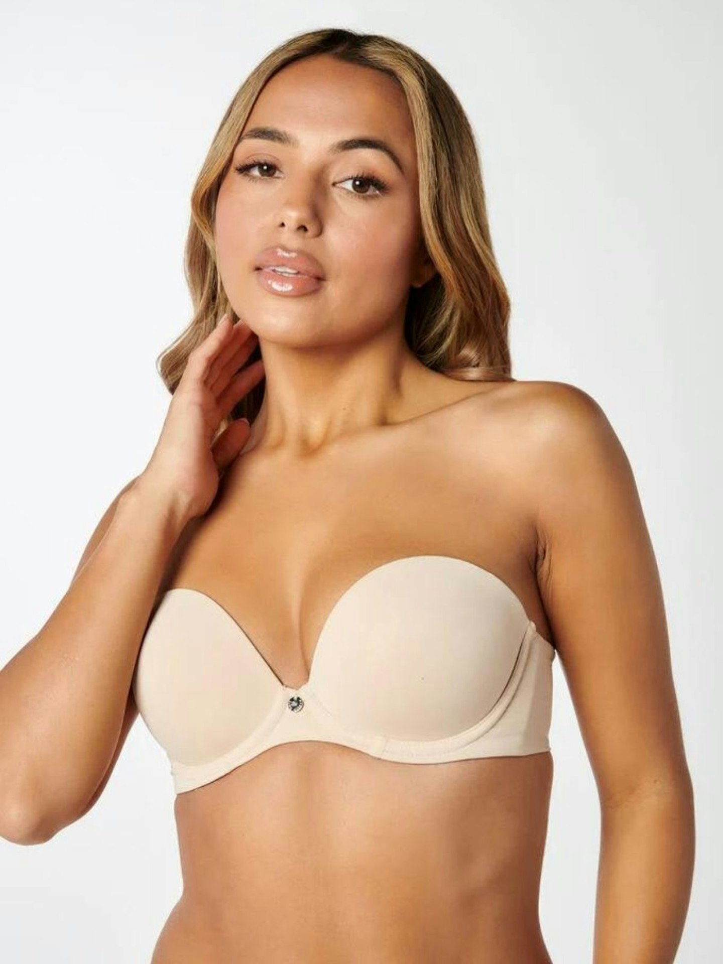 Strapless Plunge Push Up Bra