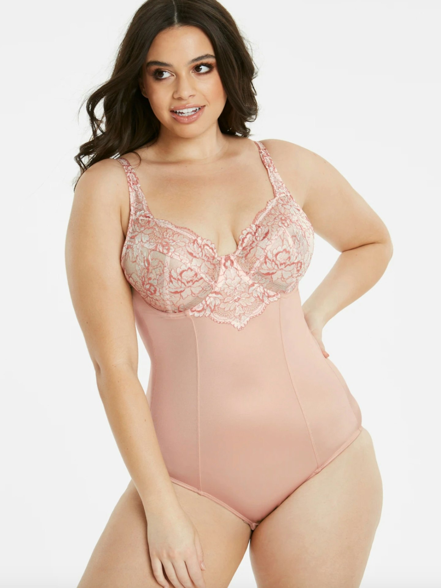 MAGISCULPT Ella Lace Firm Control Blush Bodyshaper