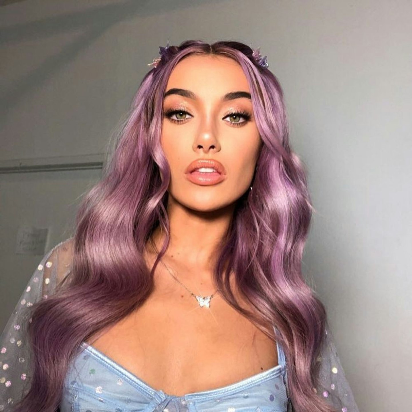 olivia o'brien with purple hair