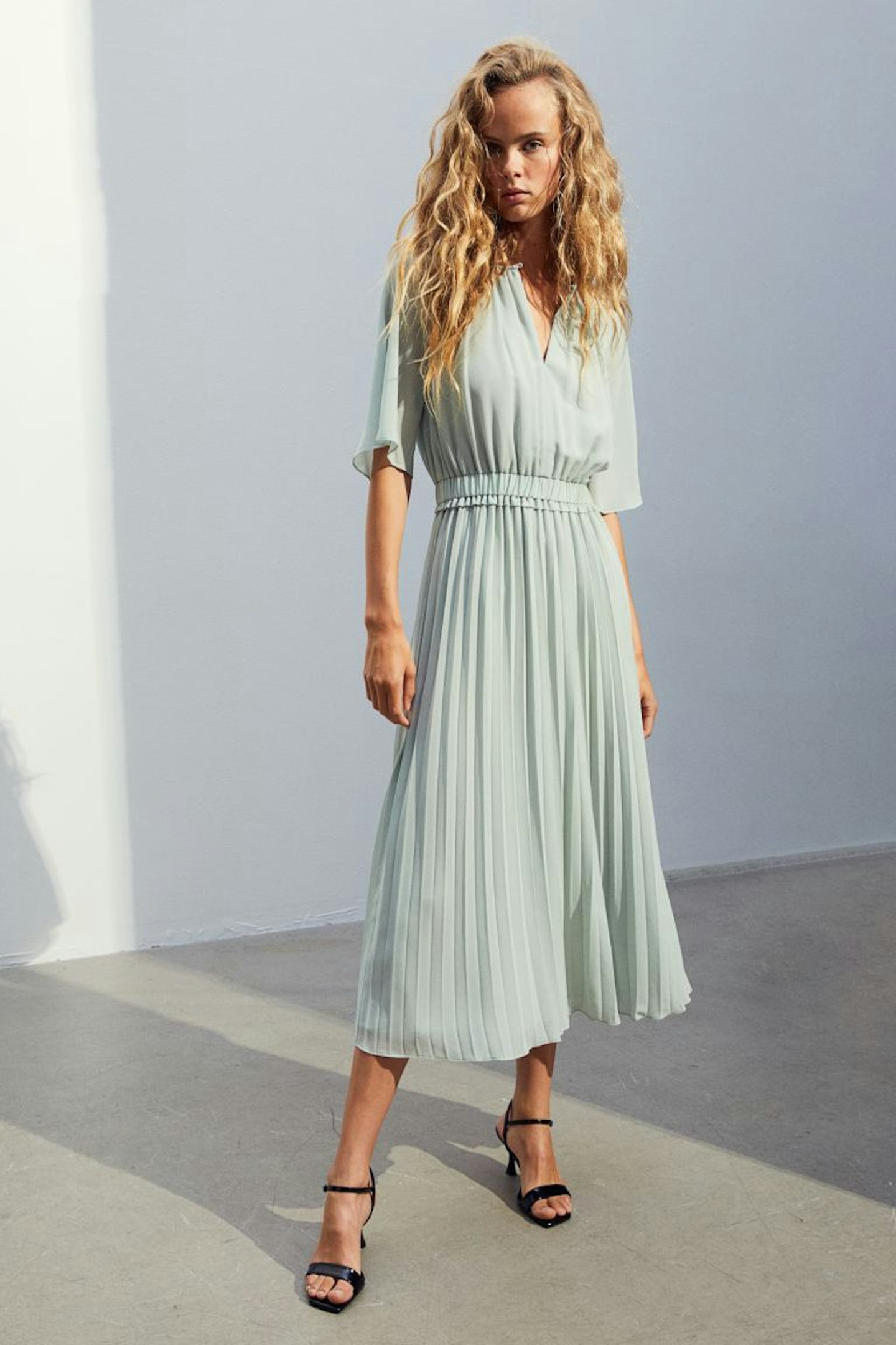 HM Pleated Chiffon Dress