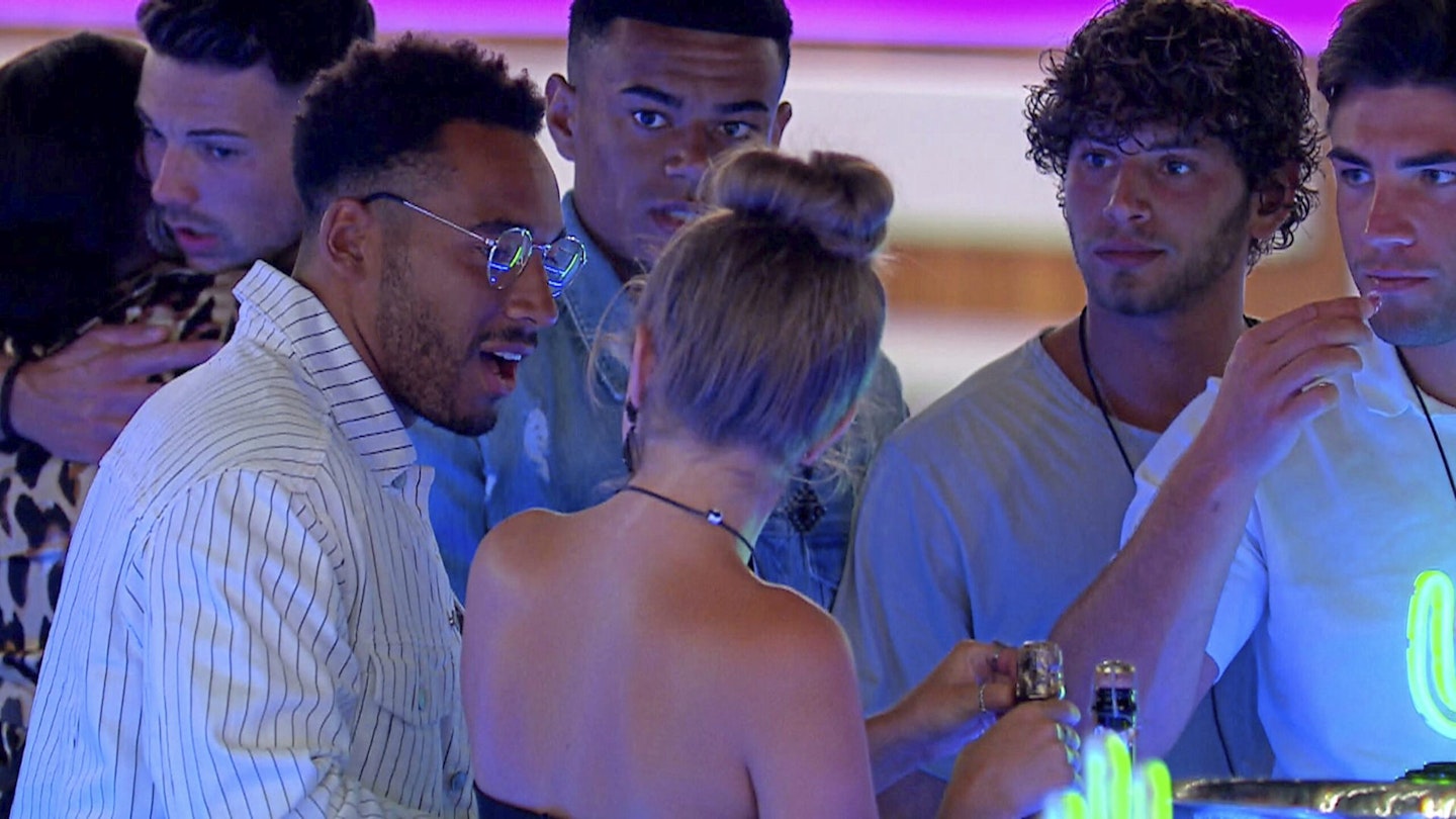 Josh and Georgia on Love Island in 2018