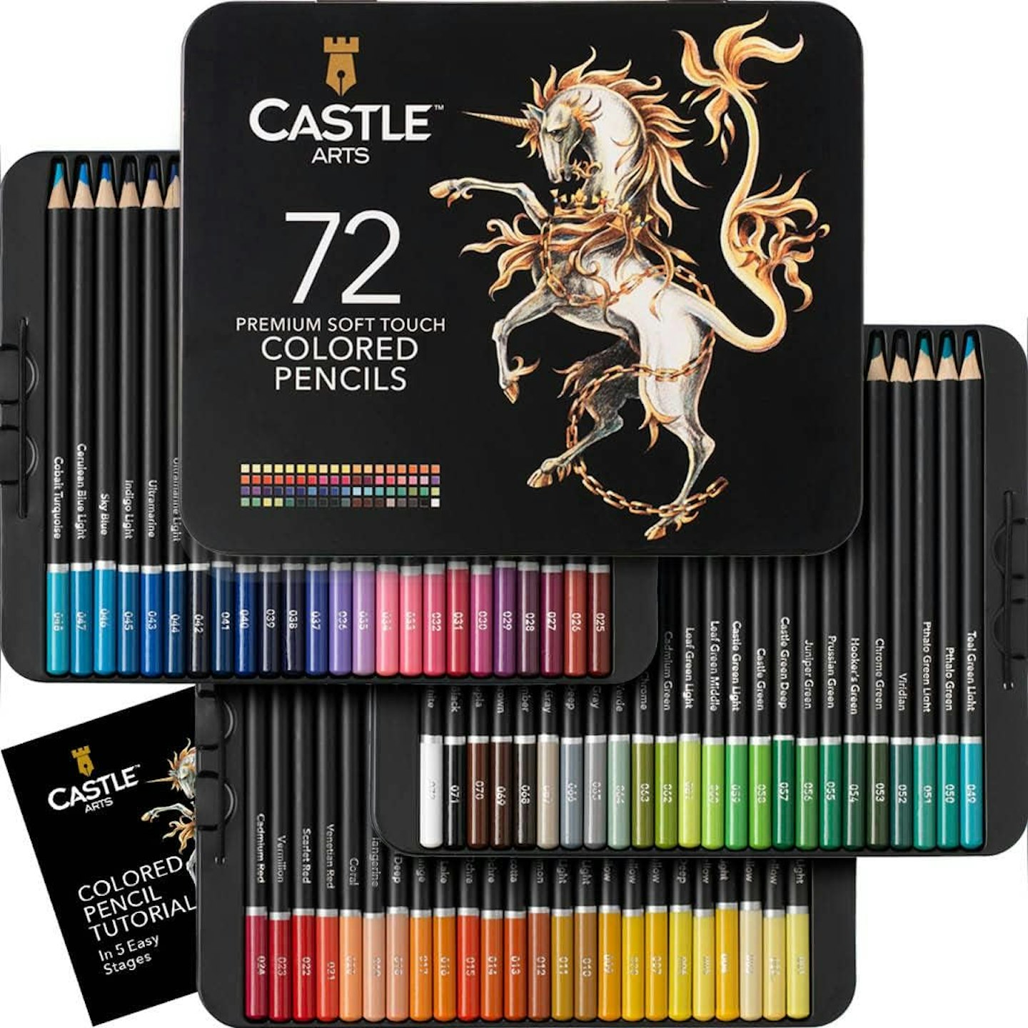 Castle Art Supplies 72 Coloured Pencil Set