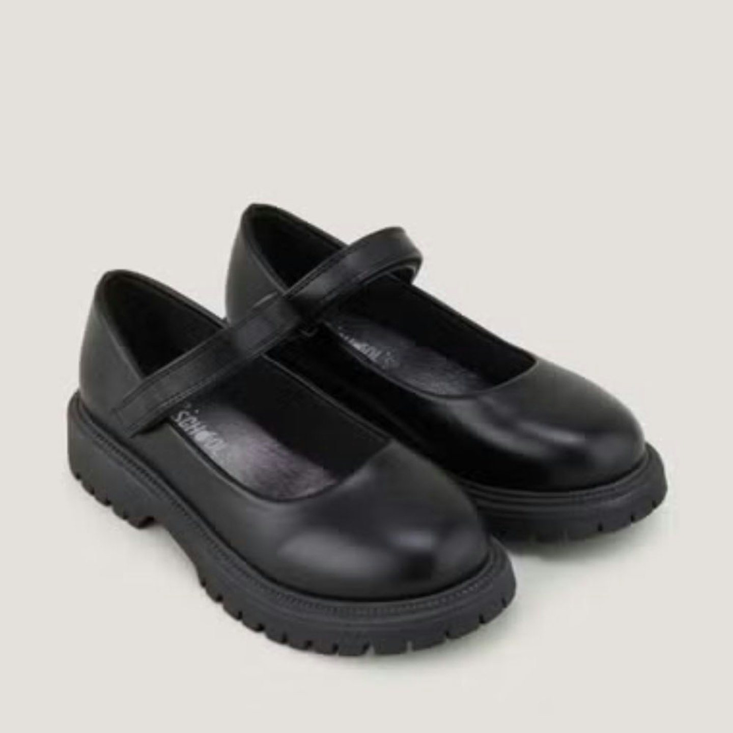 Girls Black School Shoes (Younger 10-Older 5) - Size 1