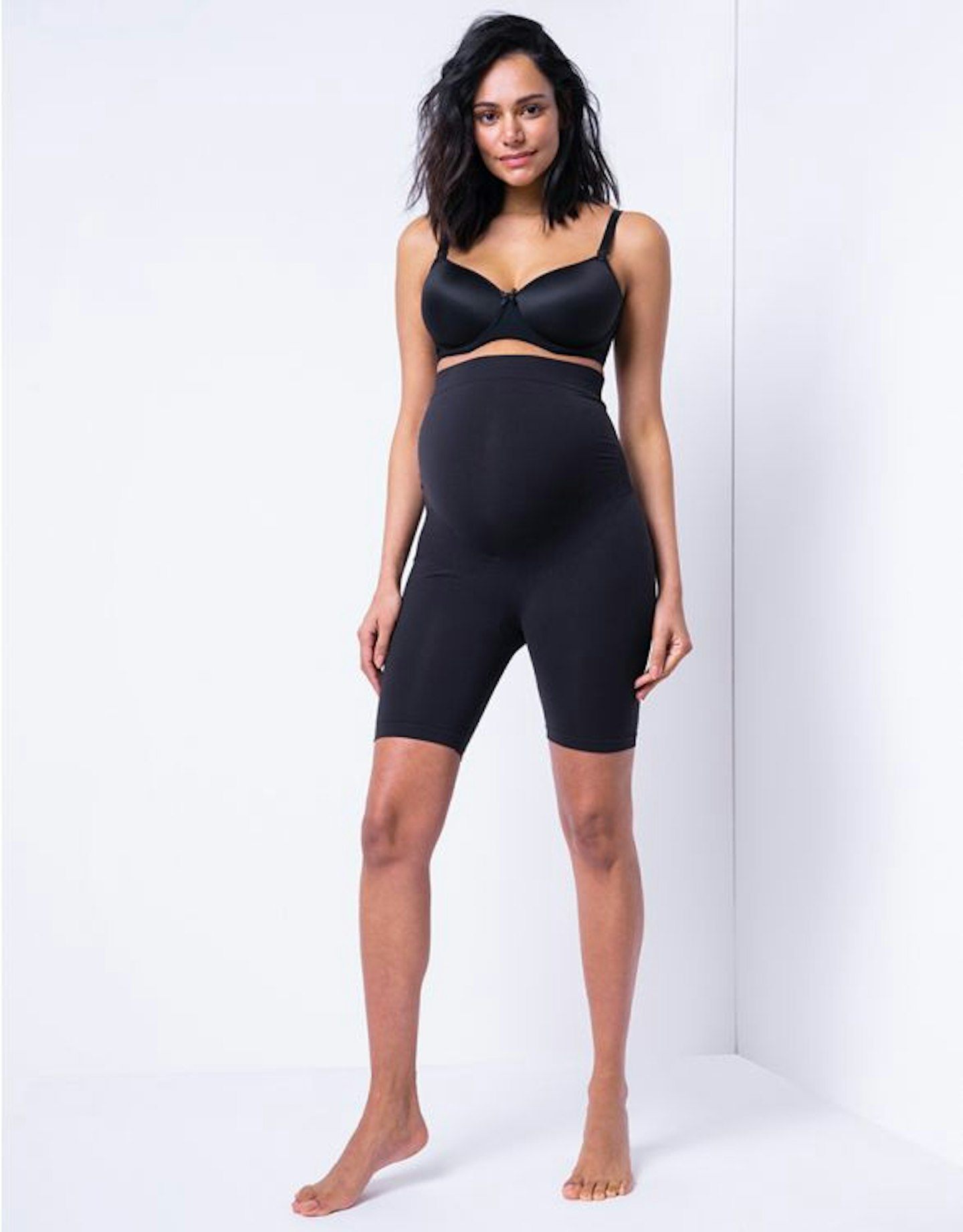 Maternity Seamless Shapewear Shorts Nude