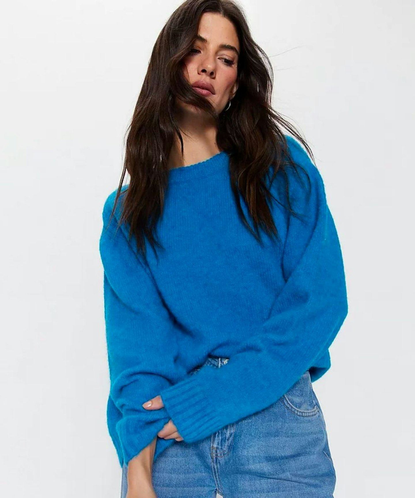 Warehouse Mohair Crew Neck Sweater