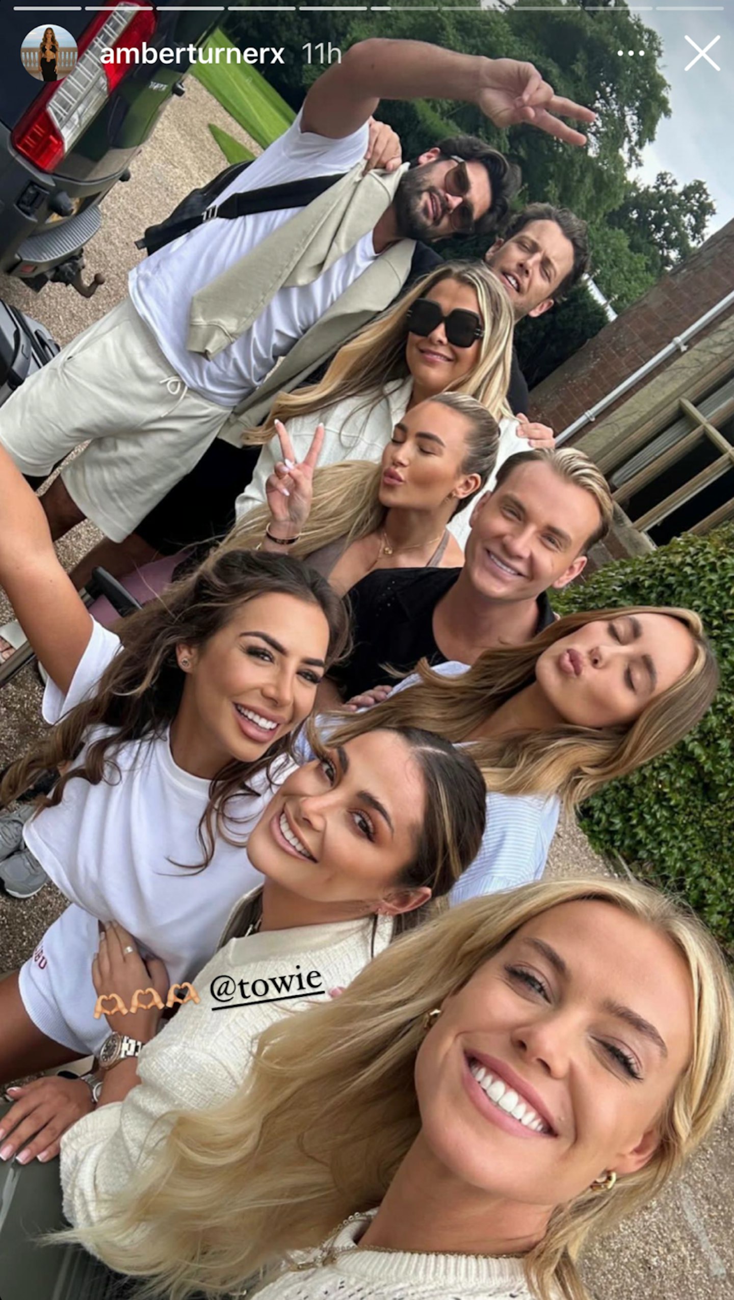 TOWIE cast filming in Somerset