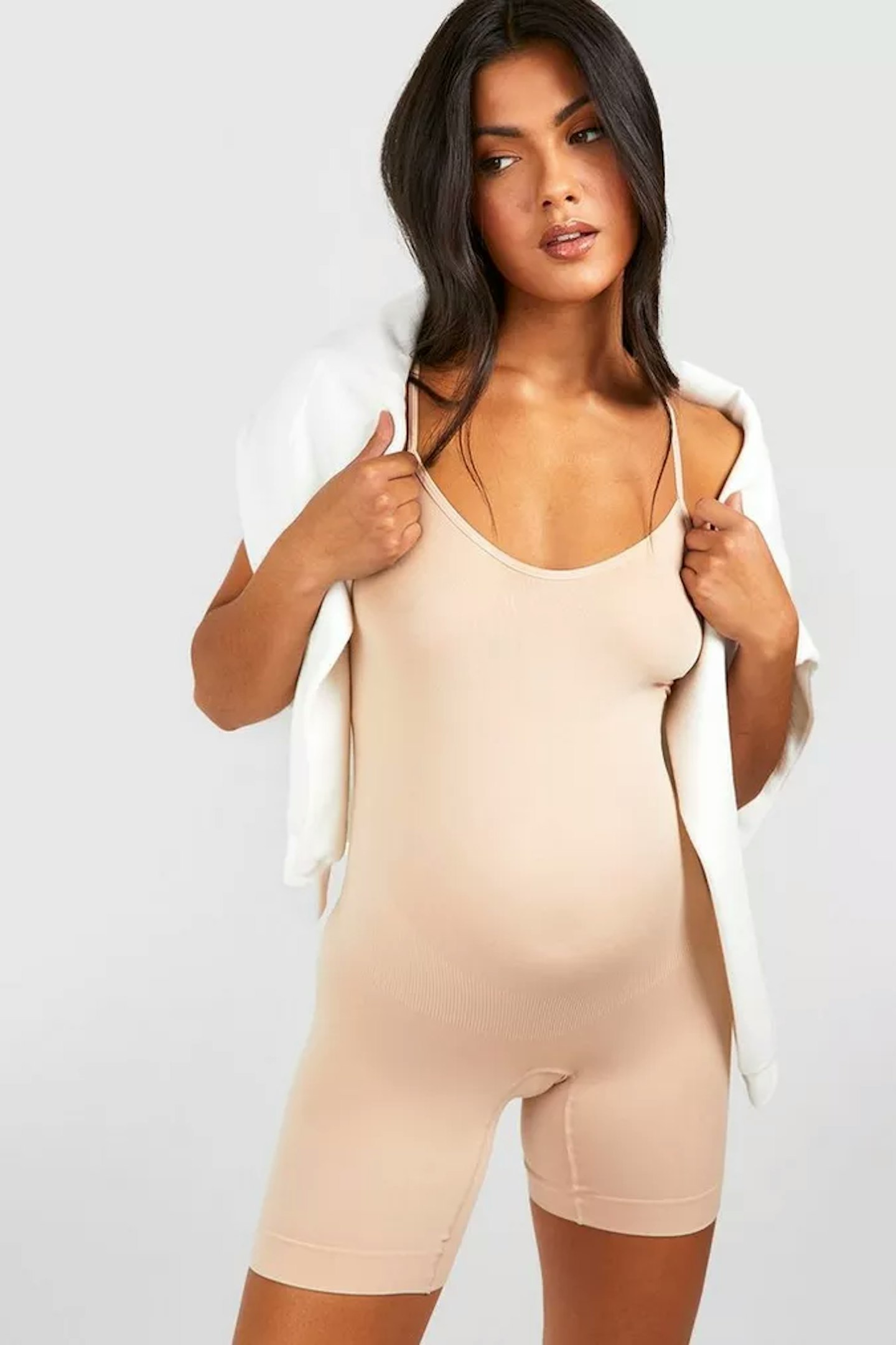 Boohoo Maternity Unitard Shapewear 