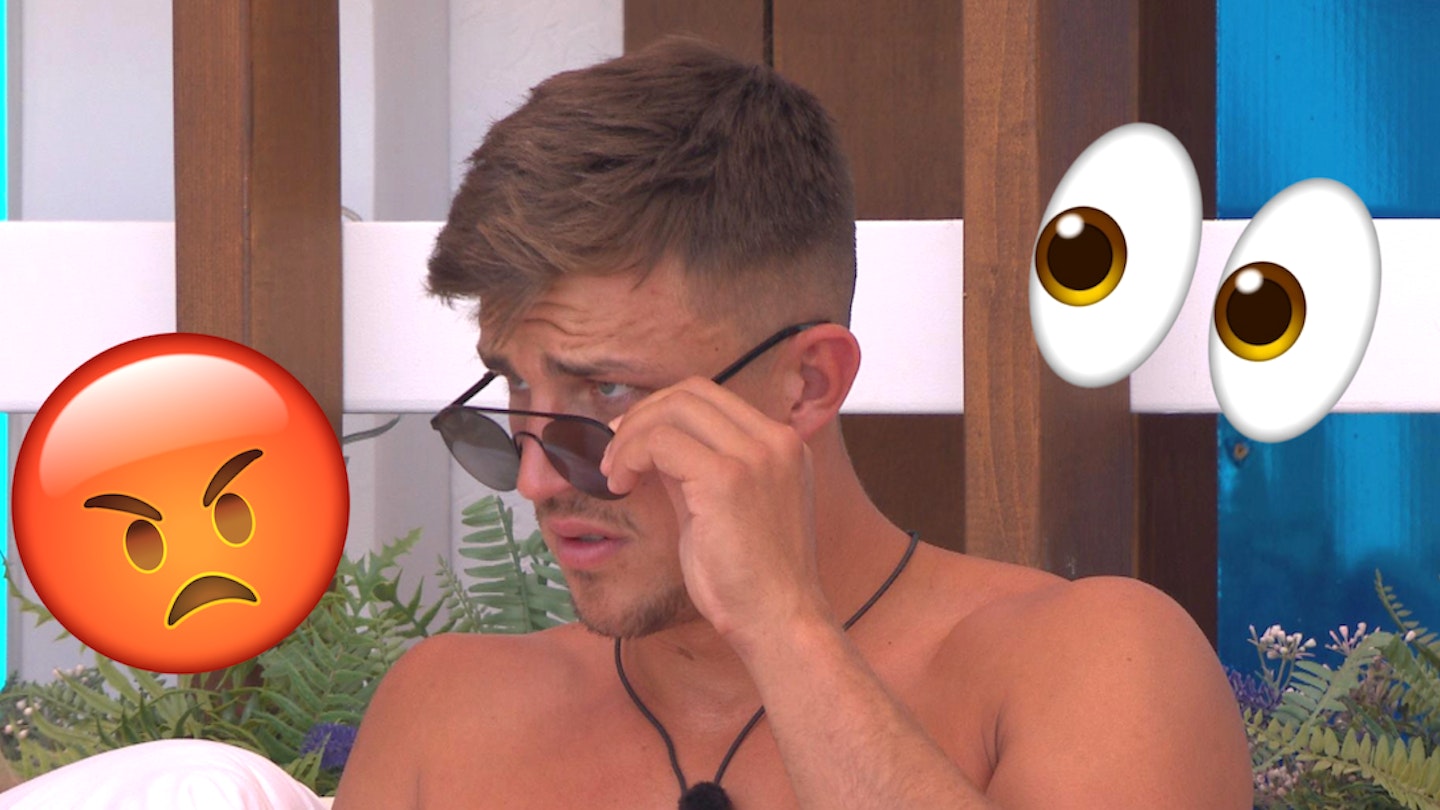 Mitch Taylor Love Island angry
