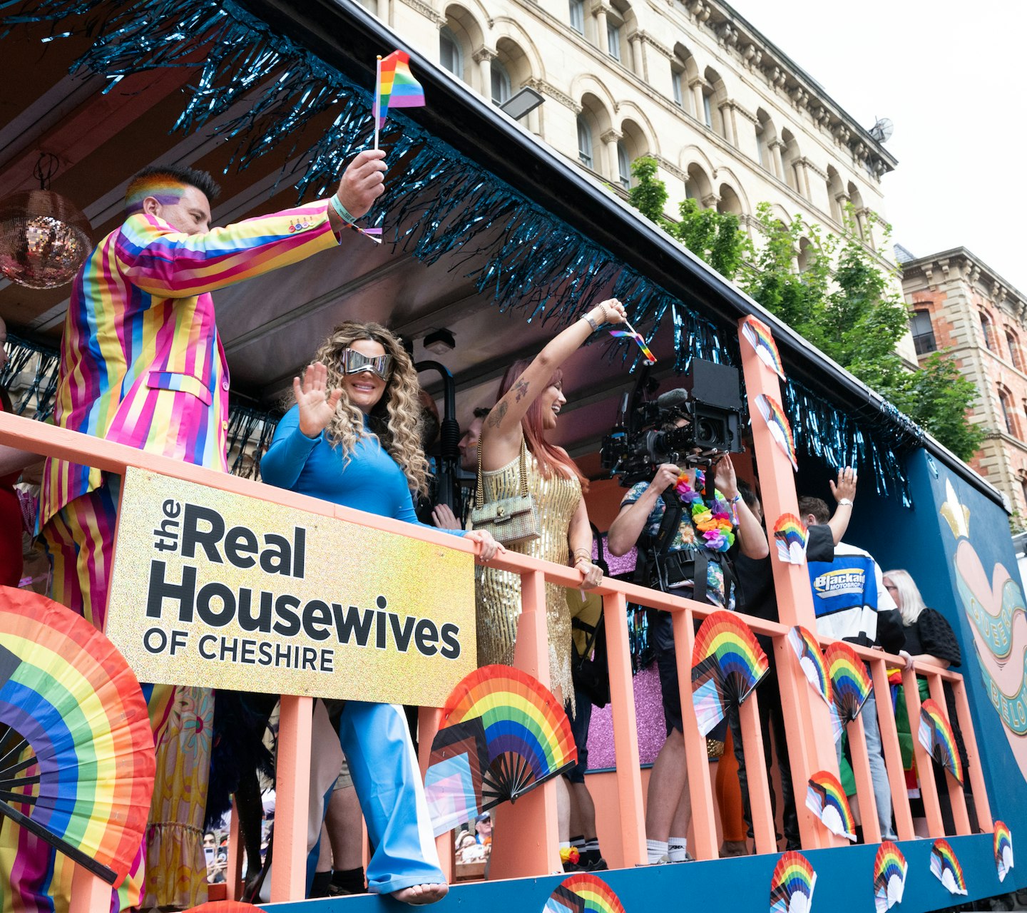 Real Housewives of Cheshire float at Manchester Pride 2023