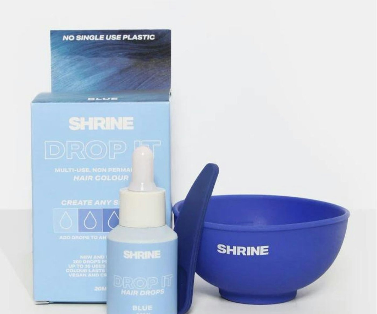 Shrine Blue Hair Dye - Drop It Kit