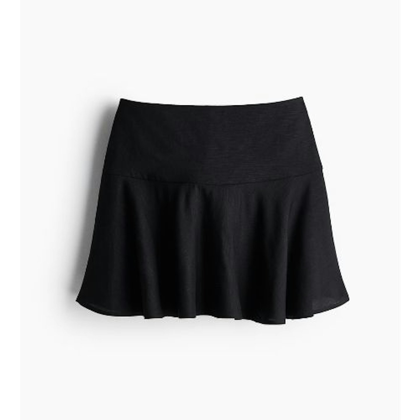 Flared mini skirt