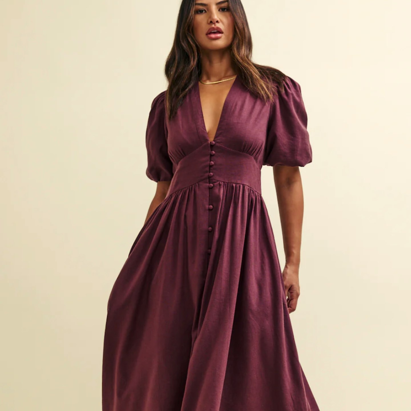 Nobody's Child burgundy dress