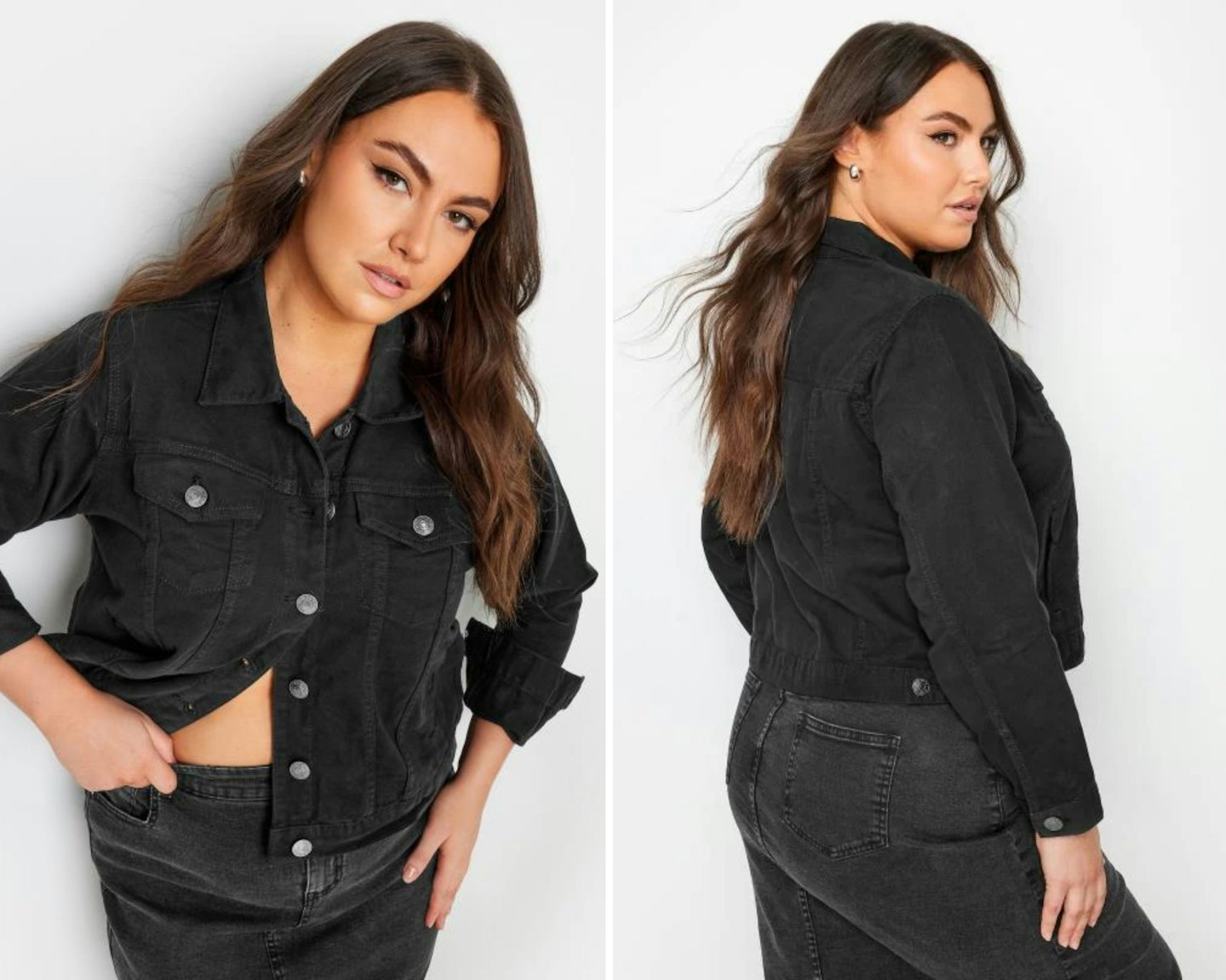 YOURS Curve Black Denim Jacket