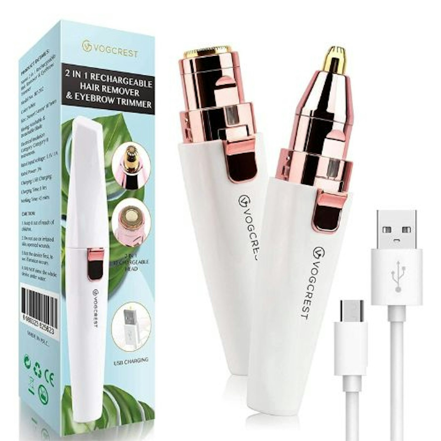 Rechargeable Facial Hair Remover for Women