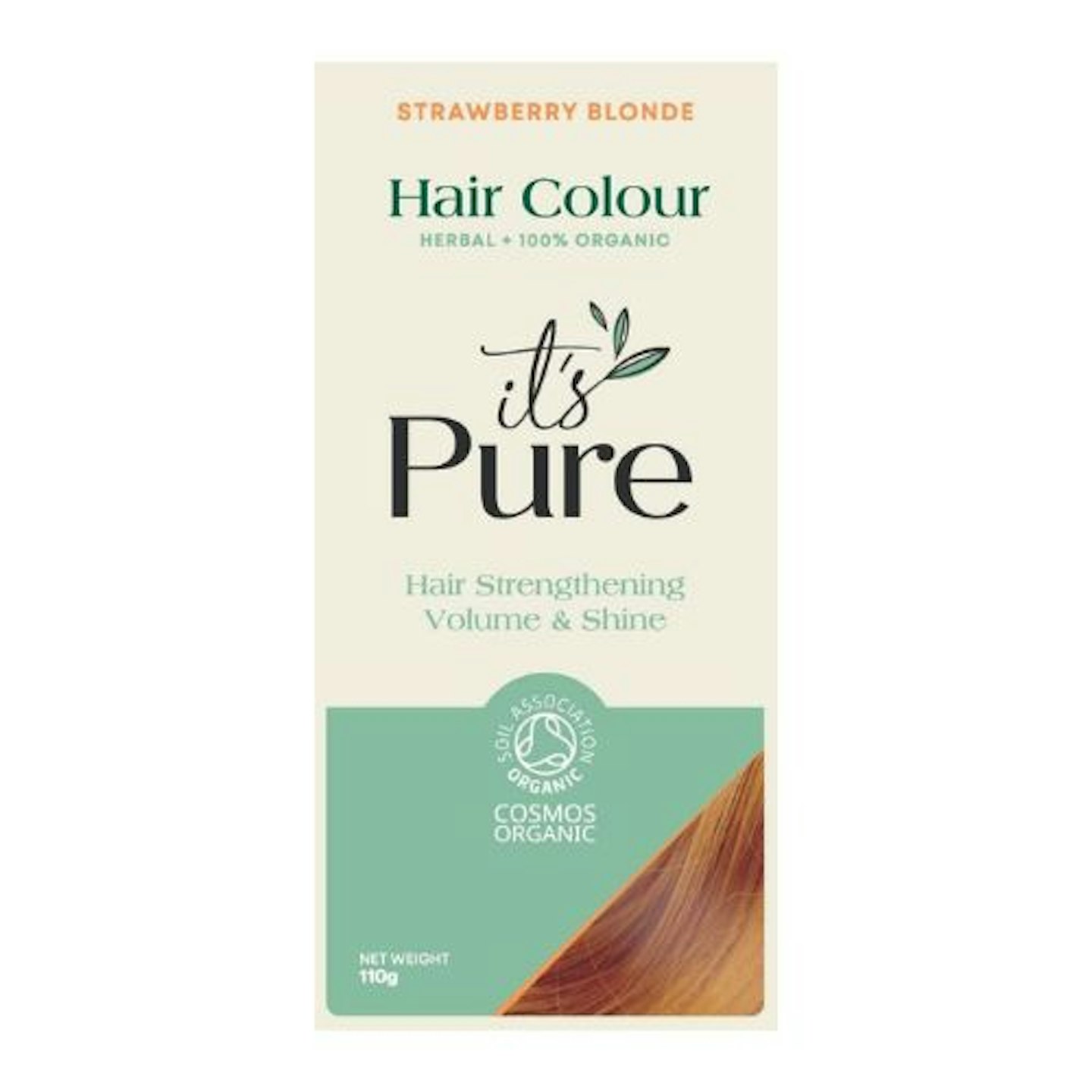 It's Pure Organic Henna Hair Dye in Strawberry Blonde