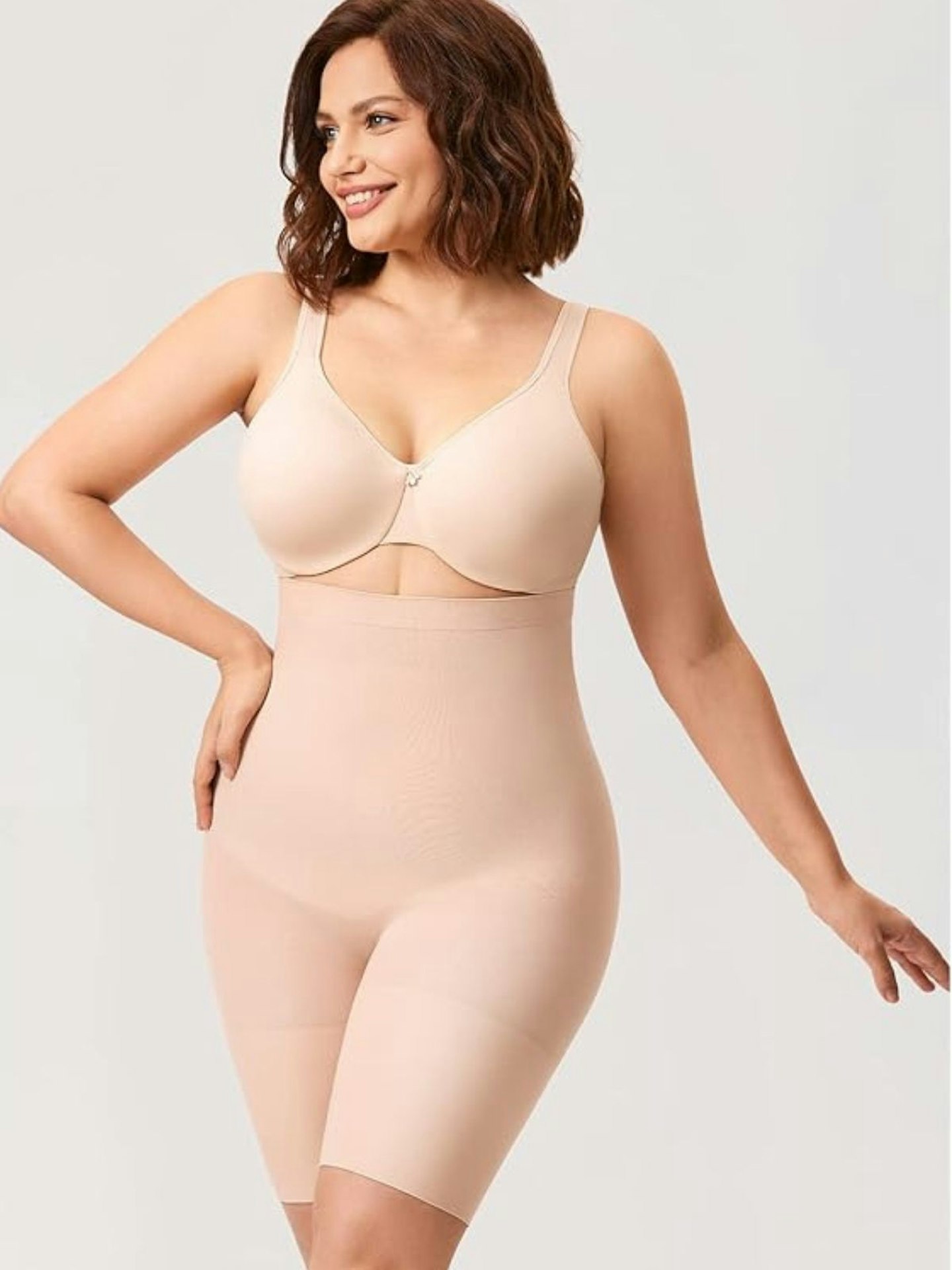 Women's Shapewear Extreme Tummy Control Shapewear Shorts with Zipper  Adjustable Bodysuit womens tops (Beige, S) at  Women's Clothing store